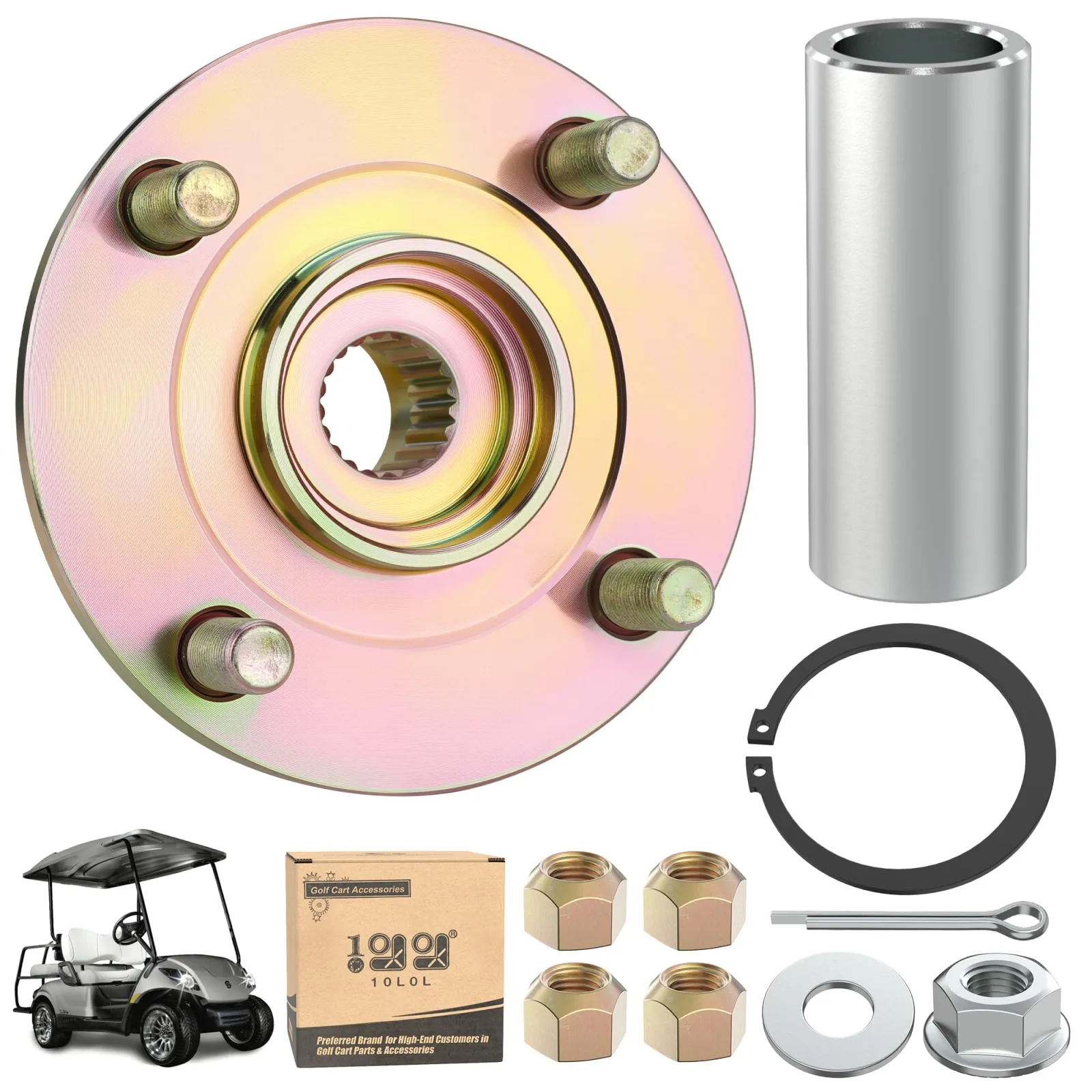 10L0L Rear Wheel Hub for Yamaha Drive G29 2007-2014
