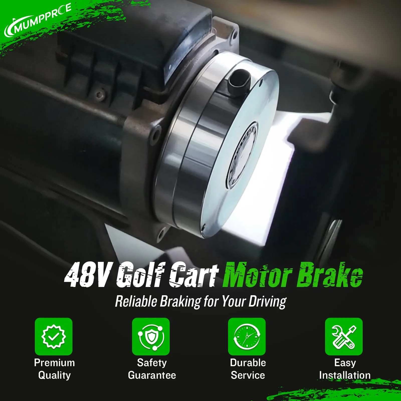 MUMPPRCE 48V Motor Brake for E-Z-GO RXV Golf Cart image 2