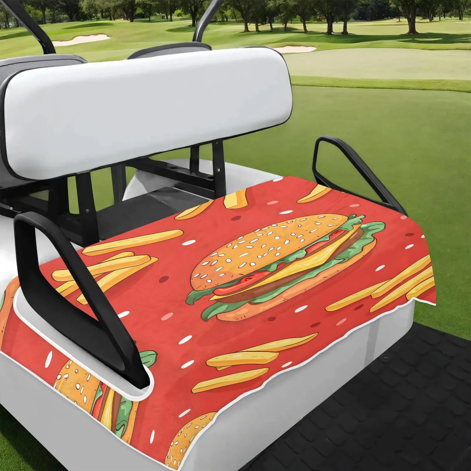 Tiveruda Golf Cart Seat Cover for Double Seats