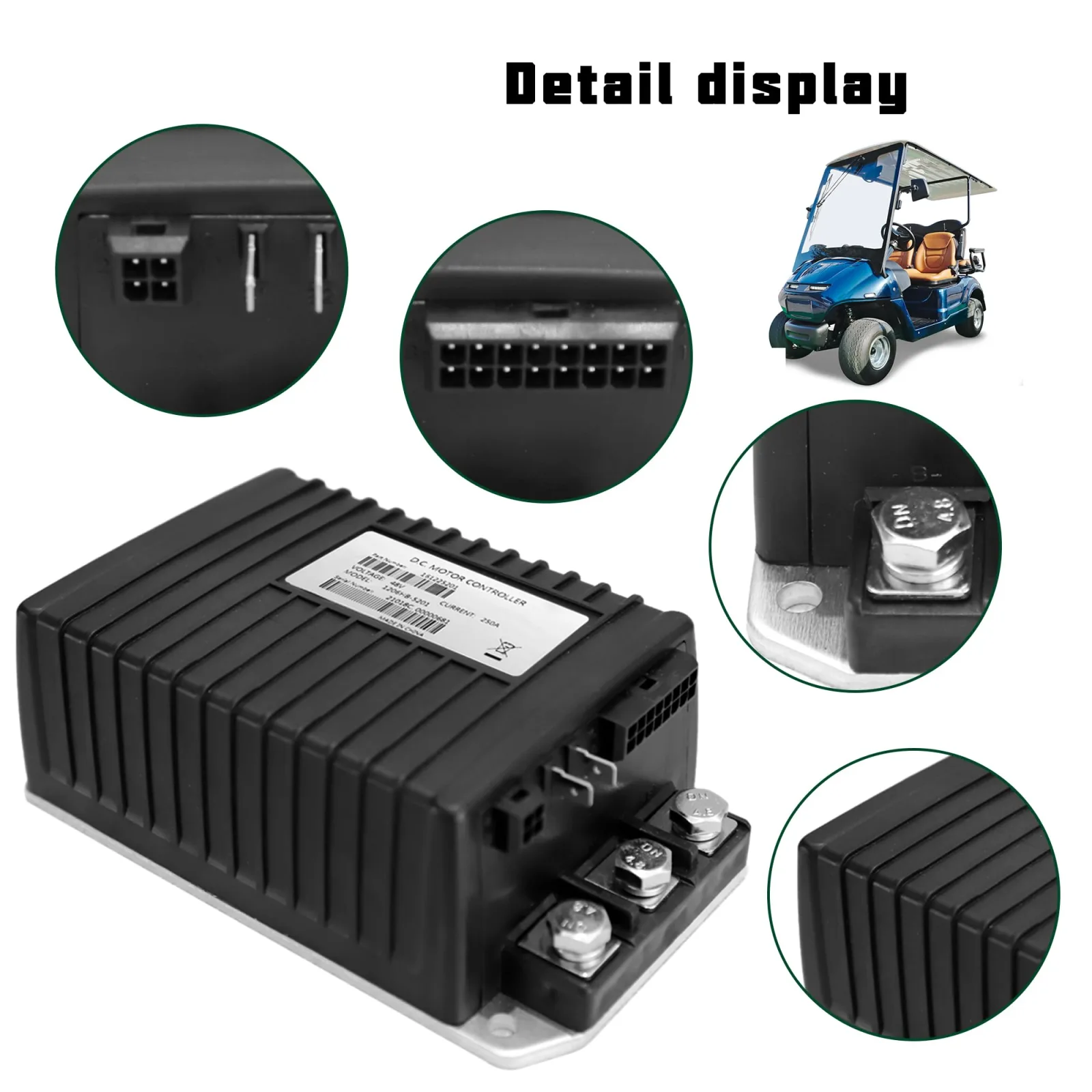 SWCTLCAG 48V 250A Motor Speed Controller DC-1206HB-5201 image 3