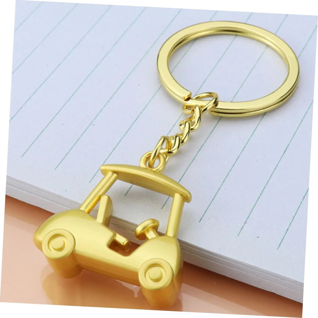 BESPORTBLE Gold Golf Cart Keychain Pendants image 4