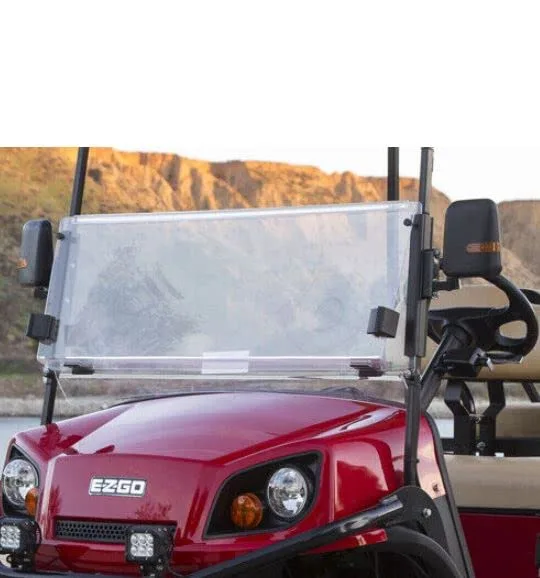 3G Clear Fold-Down Windshield for E-Z-GO Express S4 image 2