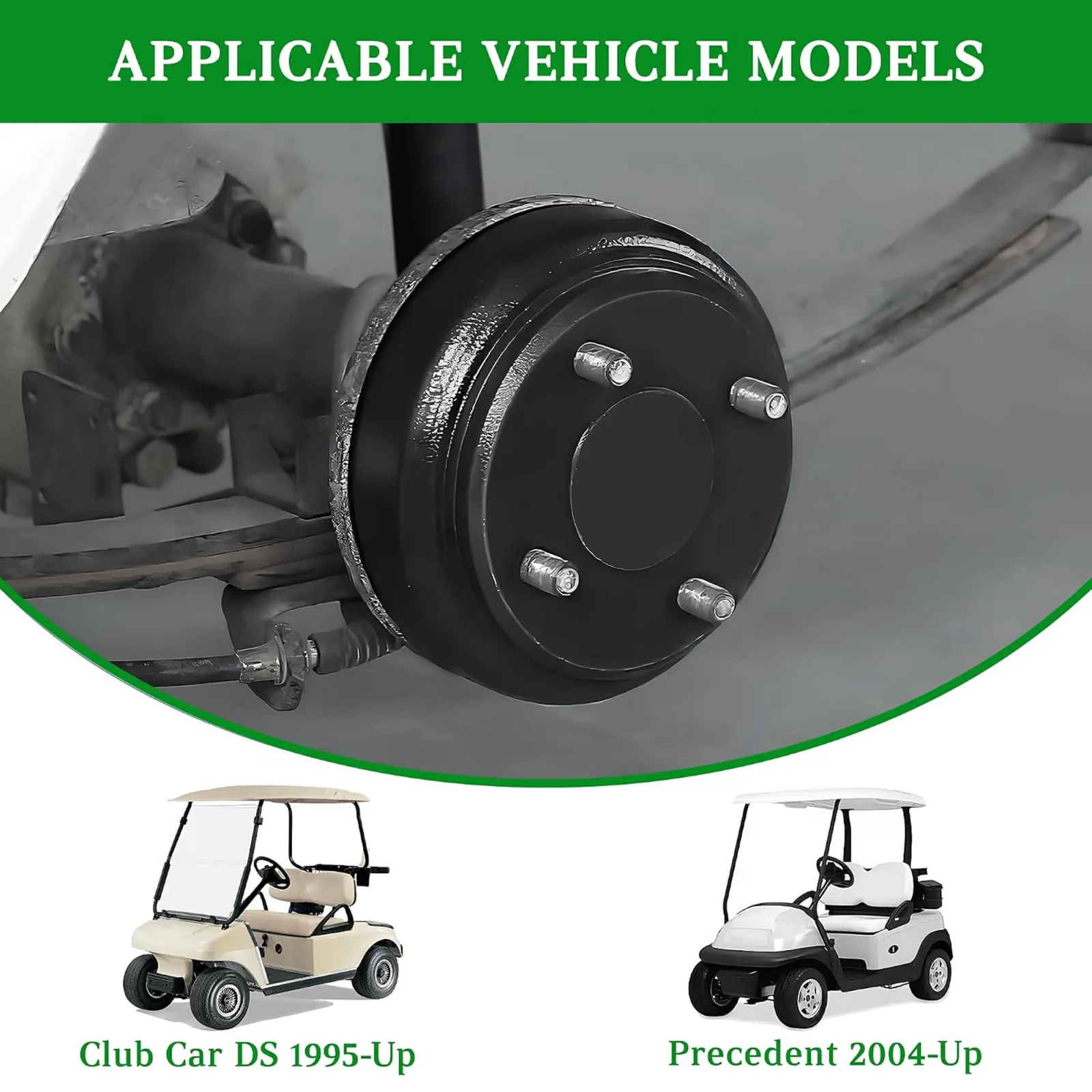 10L0L Rear Brake Drum Hub for Club Car DS & Precedent image 3