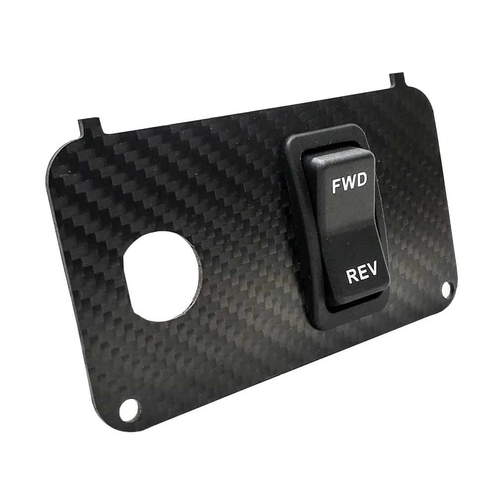 OZ-USA Carbon Fiber E-Z-GO TXT F/R Key Switch Plate image 2
