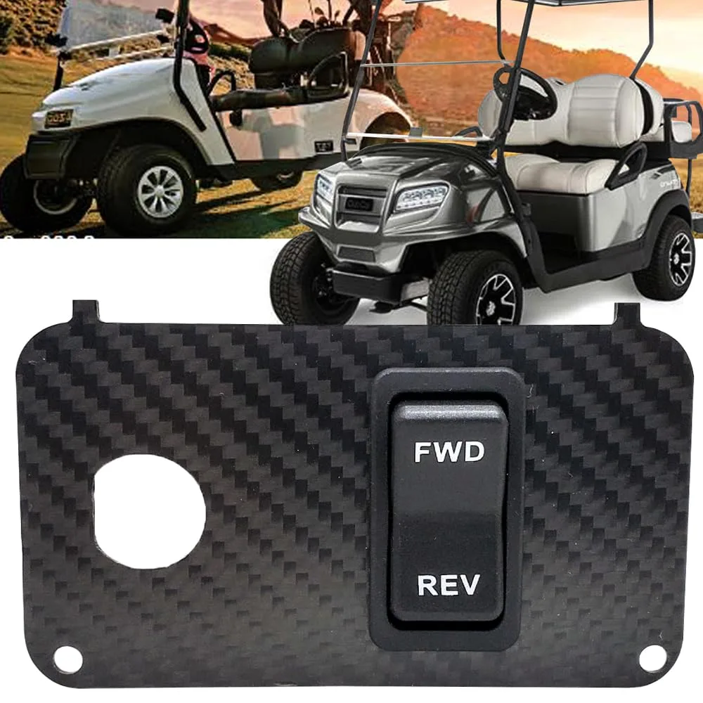 OZ-USA Carbon Fiber E-Z-GO TXT F/R Key Switch Plate