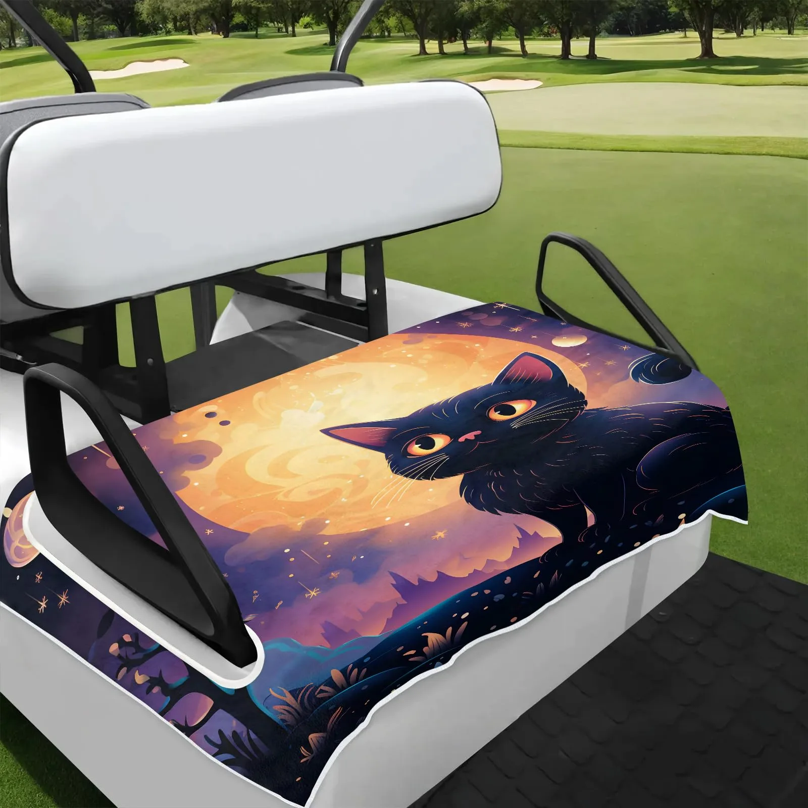 Tiveruda Golf Cart Seat Cover for Double Seats, 51 x 31 in