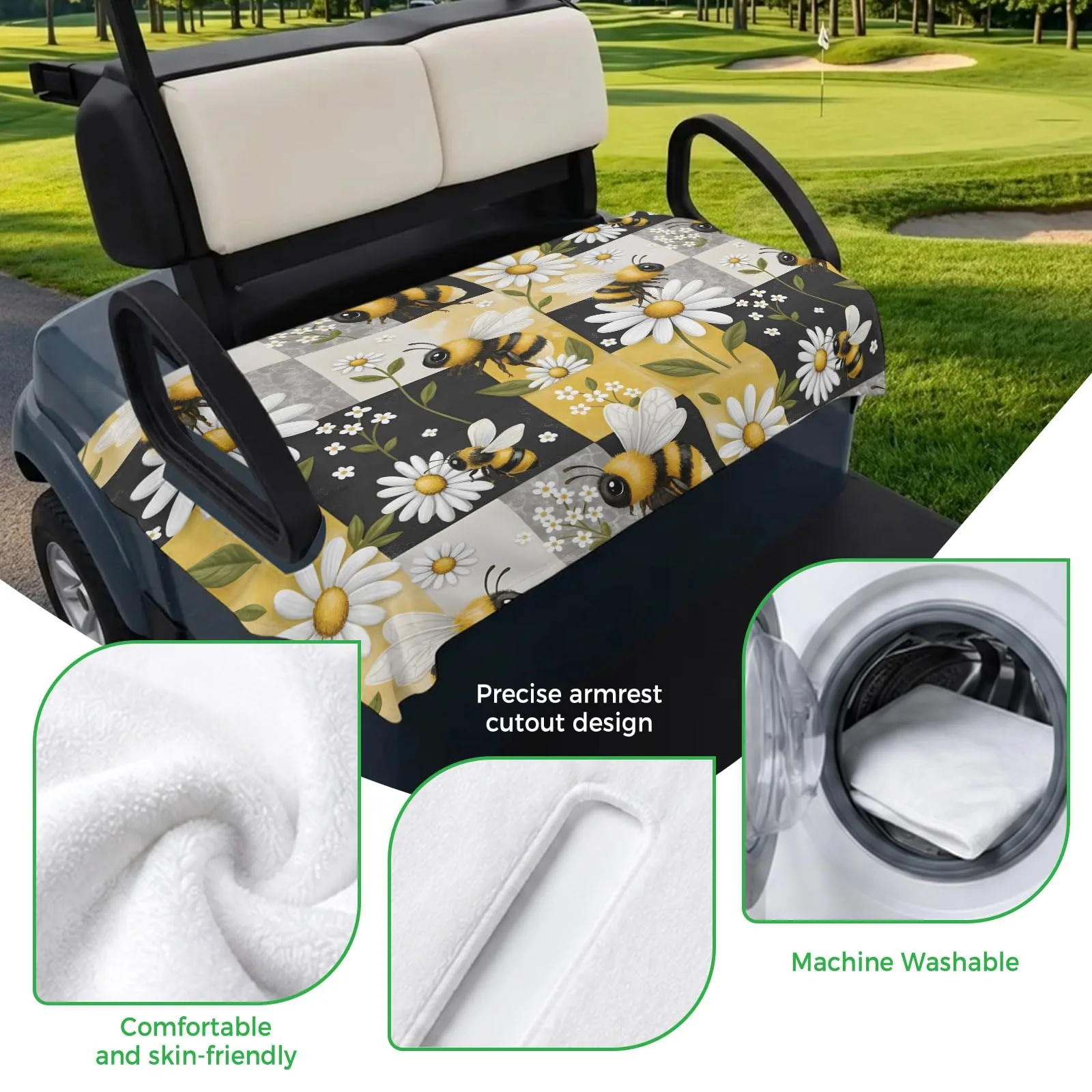 Trosturdspn Golf Cart Seat Towel Blanket 51 x 31 in image 3