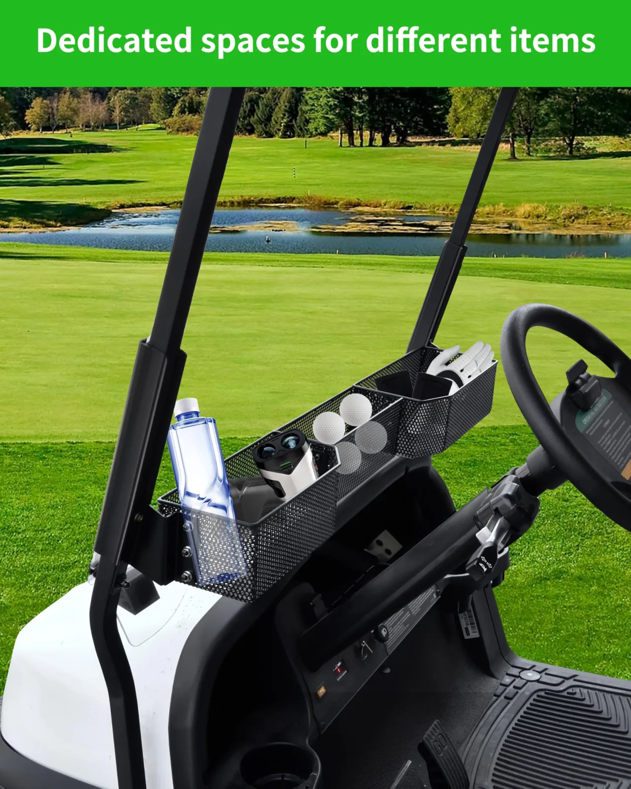 KEWISAUTO Storage Basket for 2025 Club Car Tempo image 2