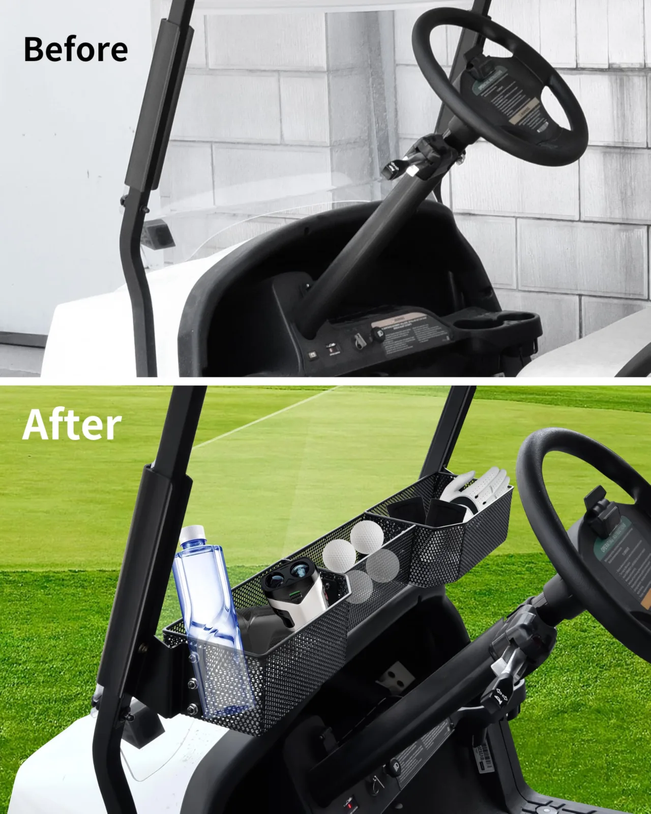 KEWISAUTO Storage Basket for 2025 Club Car Tempo image 4