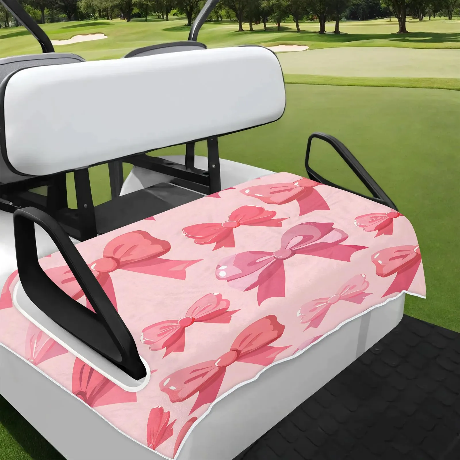 Tiveruda Golf Cart Seat Cover for Double Seats, 51 x 31 in