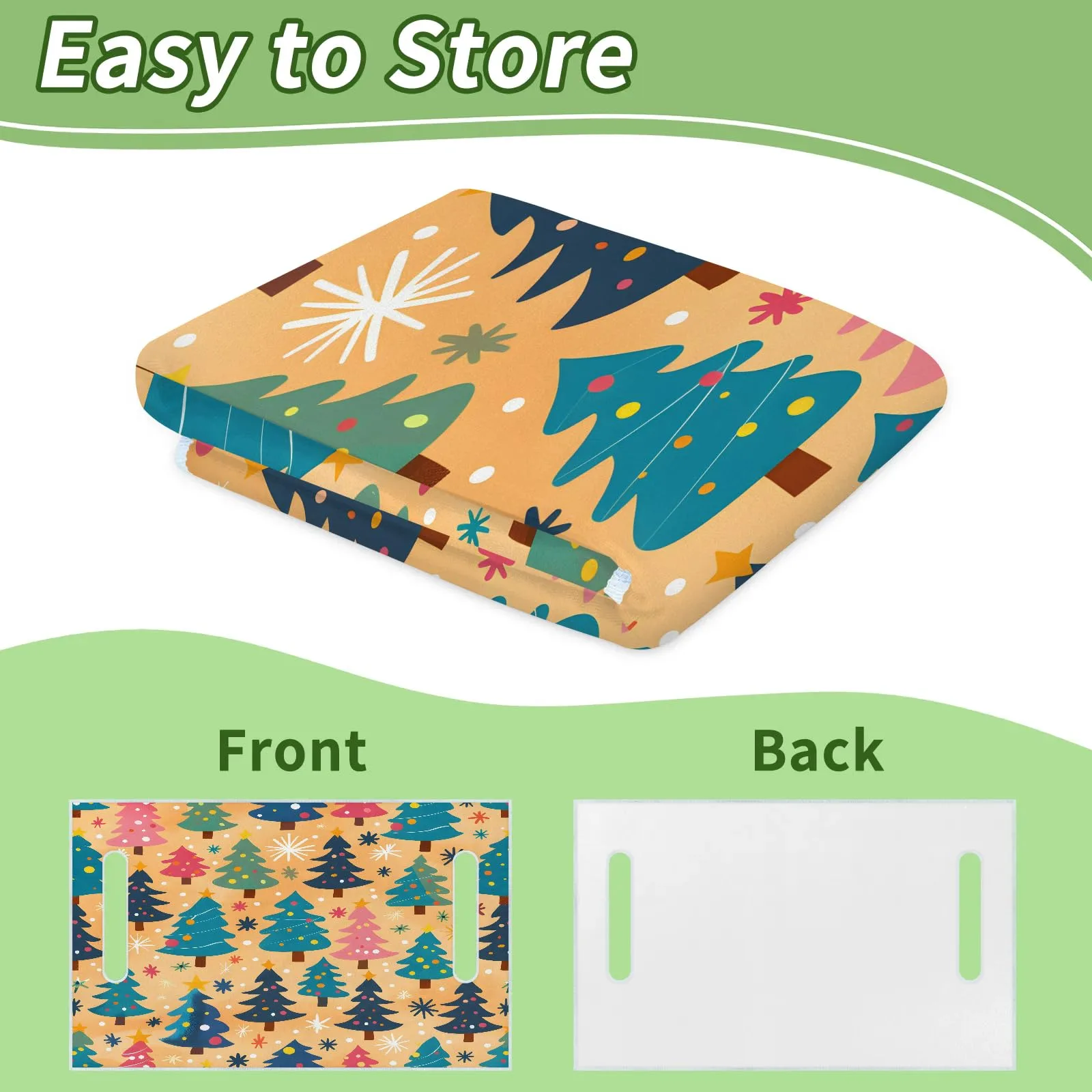 Tiveruda Snowflake Golf Cart Seat Cover Blanket, 51 x 31 in image 4