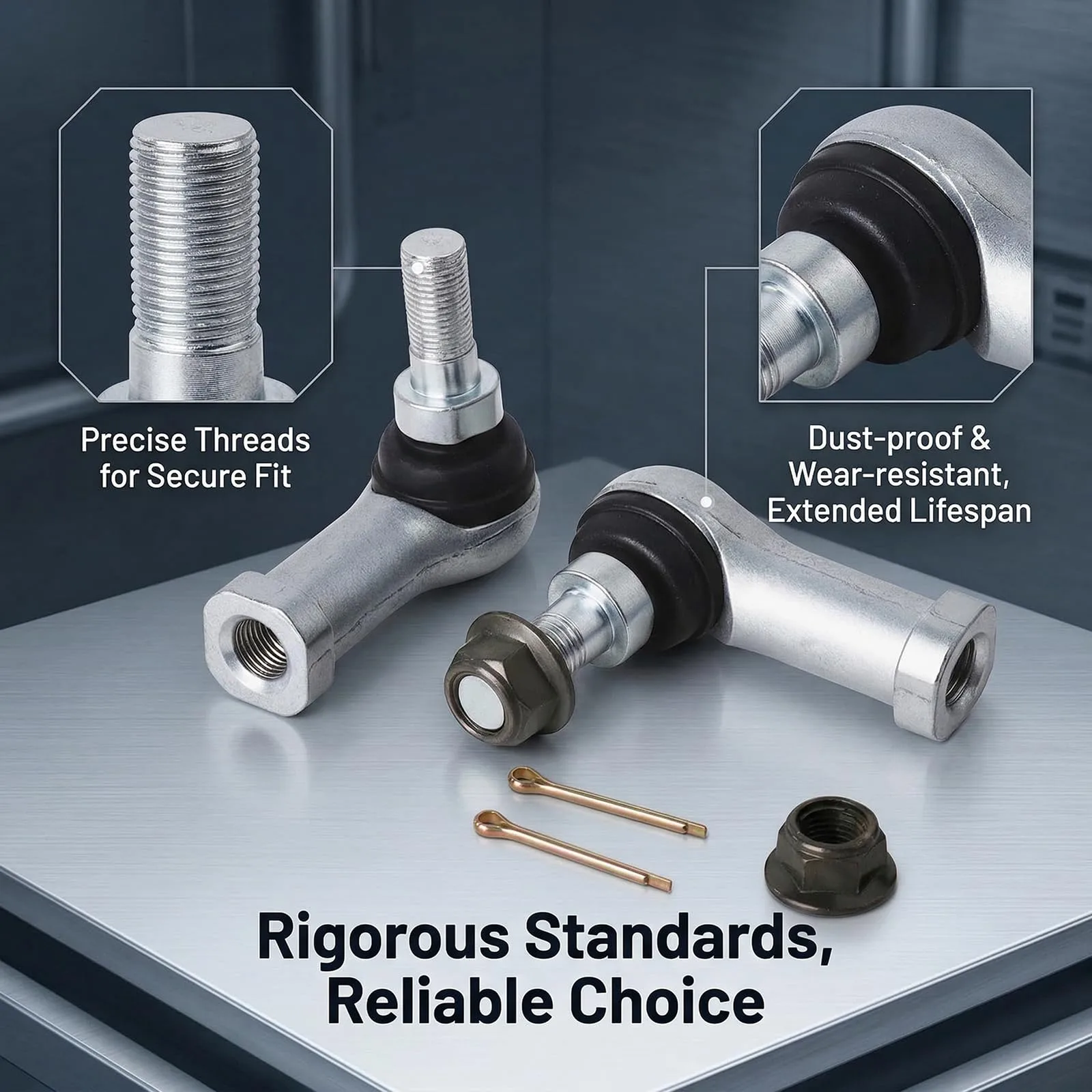 HOGUCAL Tie Rod Ends for Club Car Precedent and Tempo image 2