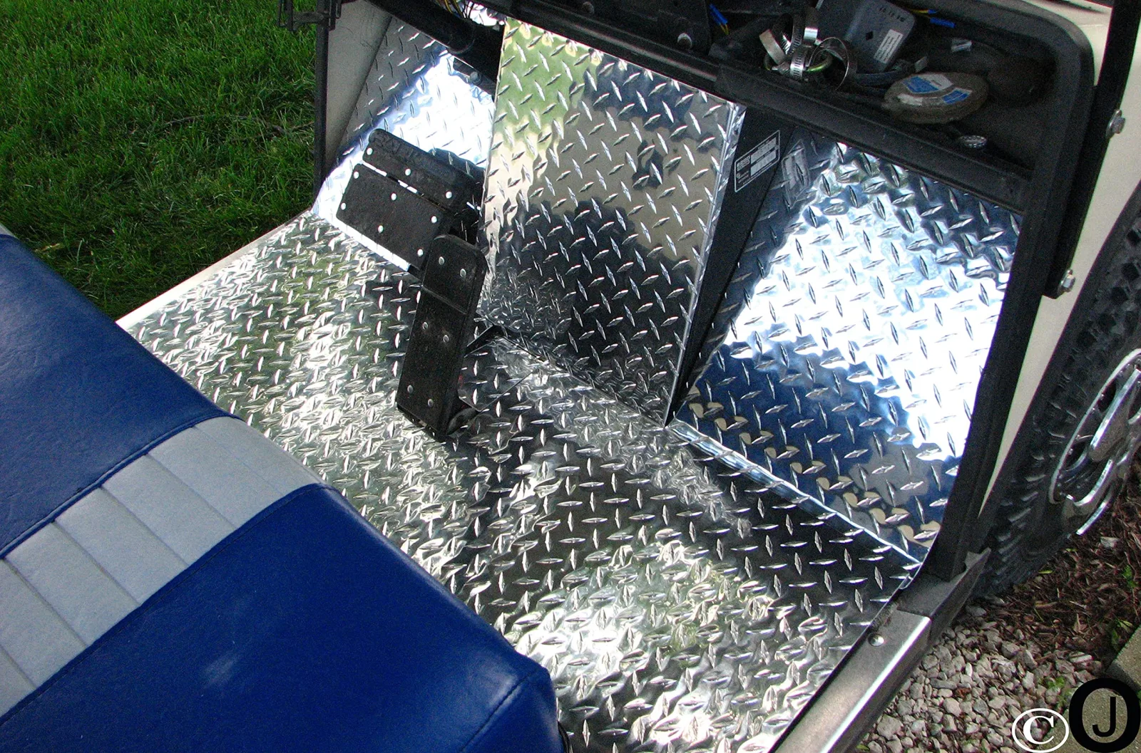 E-Z-GO Marathon Diamond Plate Golf Cart Floor