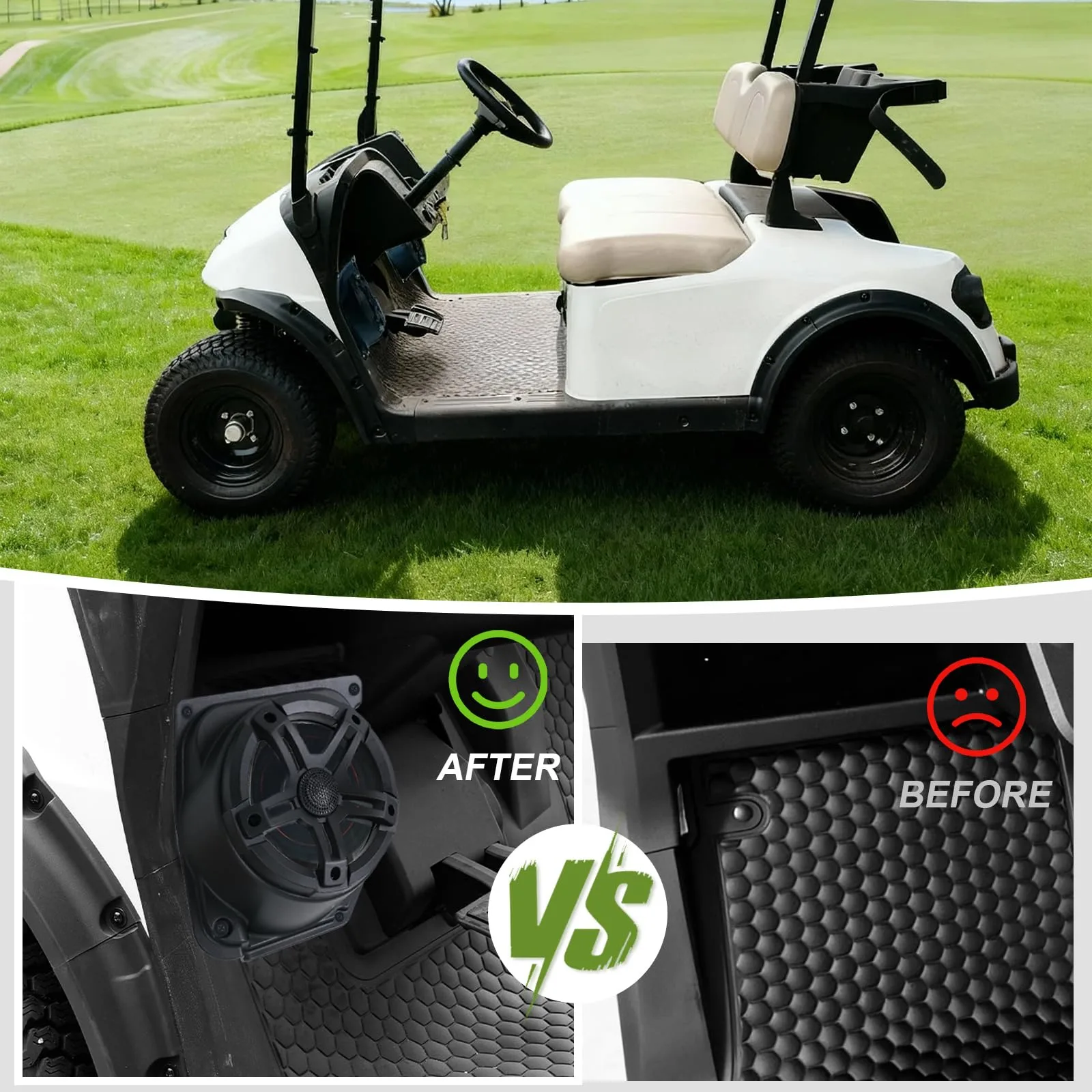 CYOOYC Under-Dash Speaker Pods for E-Z-GO Valor 2025 image 2