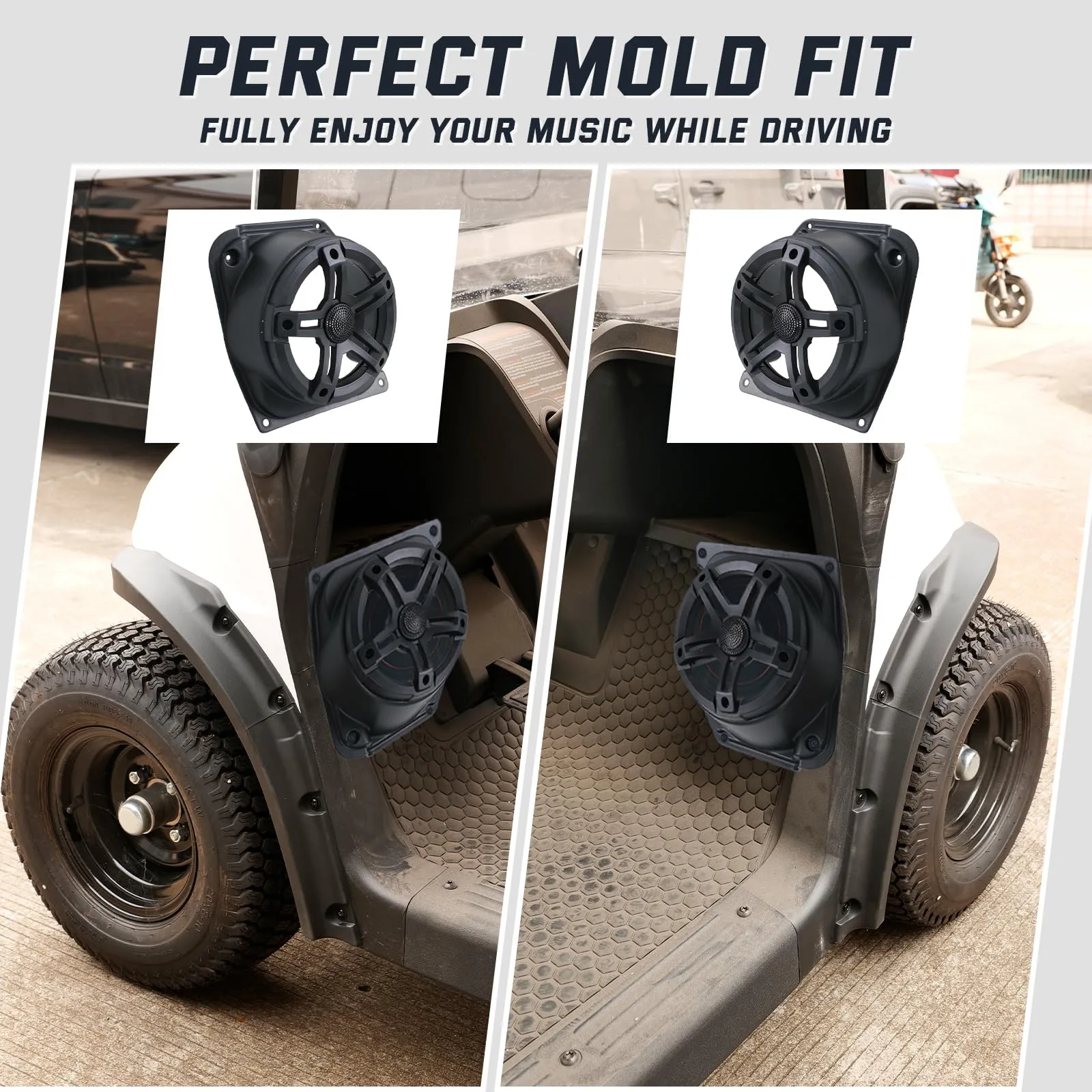CYOOYC Under-Dash Speaker Pods for E-Z-GO Valor 2025 image 4