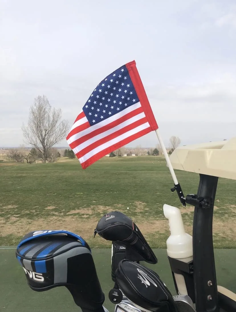 Caddie Buddy American Golf Cart Flag Mount