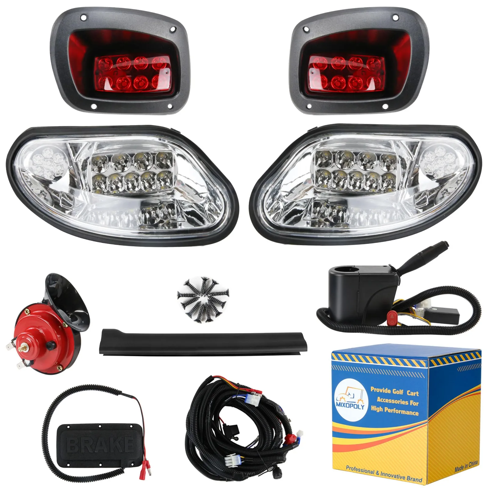 Mixopoly 12V LED Light Kit for E-Z-GO Golf Carts