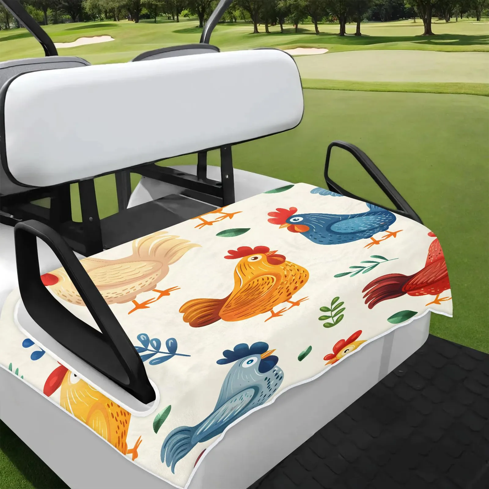 Tiveruda Golf Cart Seat Cover Blanket, 51 x 31 Inches