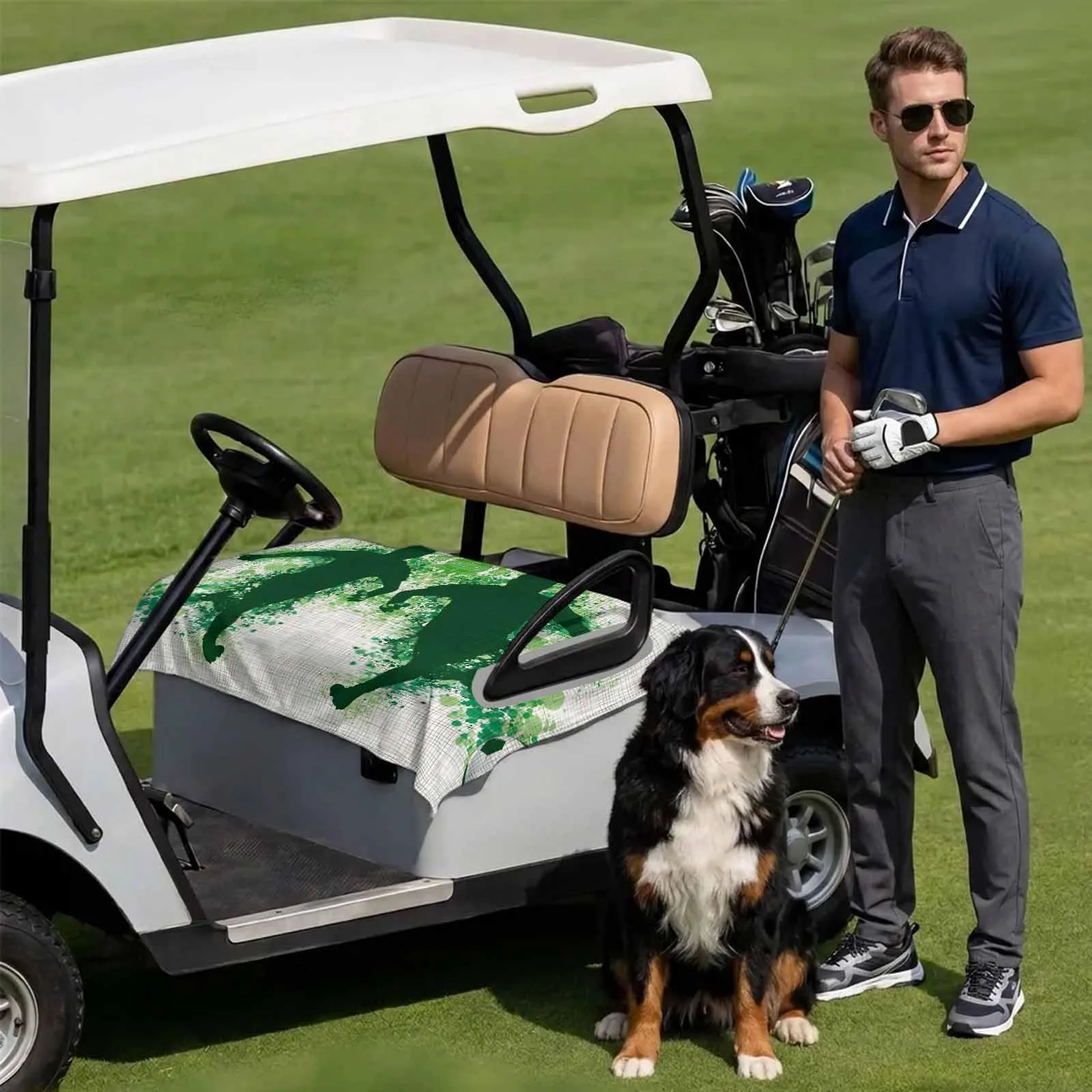 DecorLovee Golf Cart Seat Cover Towel, 51 x 31 Inches image 3