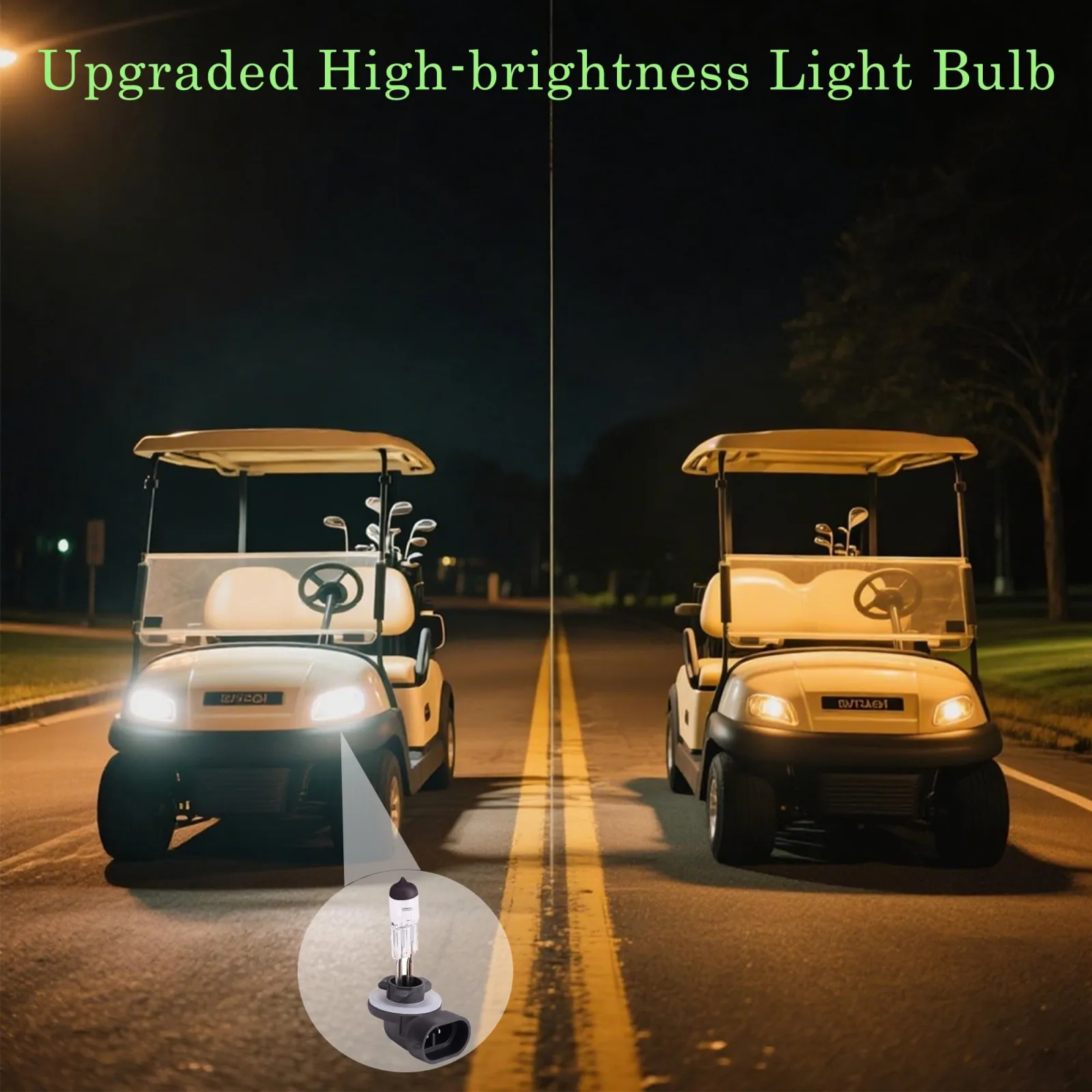 PXTHEU 12V/37W Golf Cart Halogen Headlight Bulbs image 3