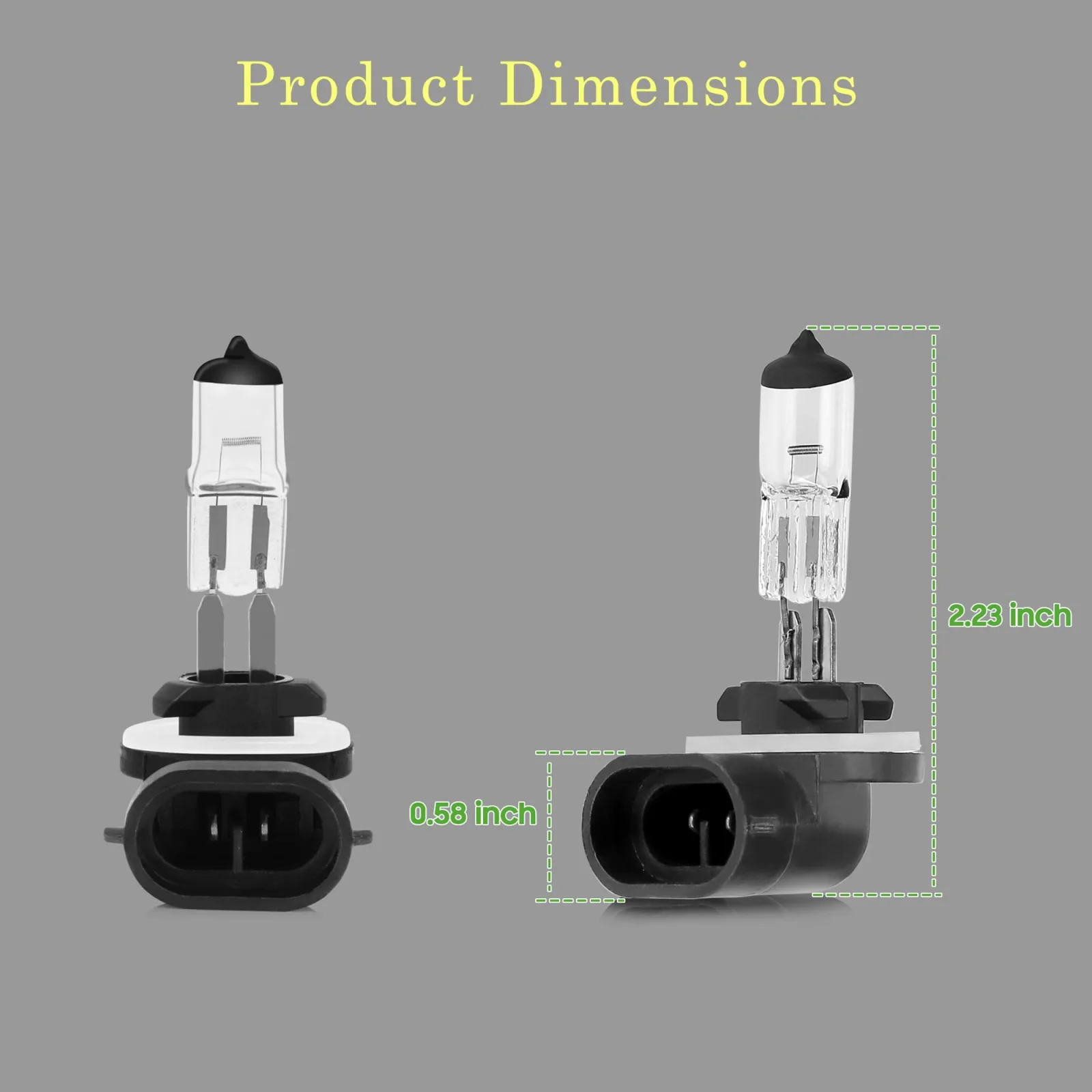 PXTHEU 12V/37W Golf Cart Halogen Headlight Bulbs image 4