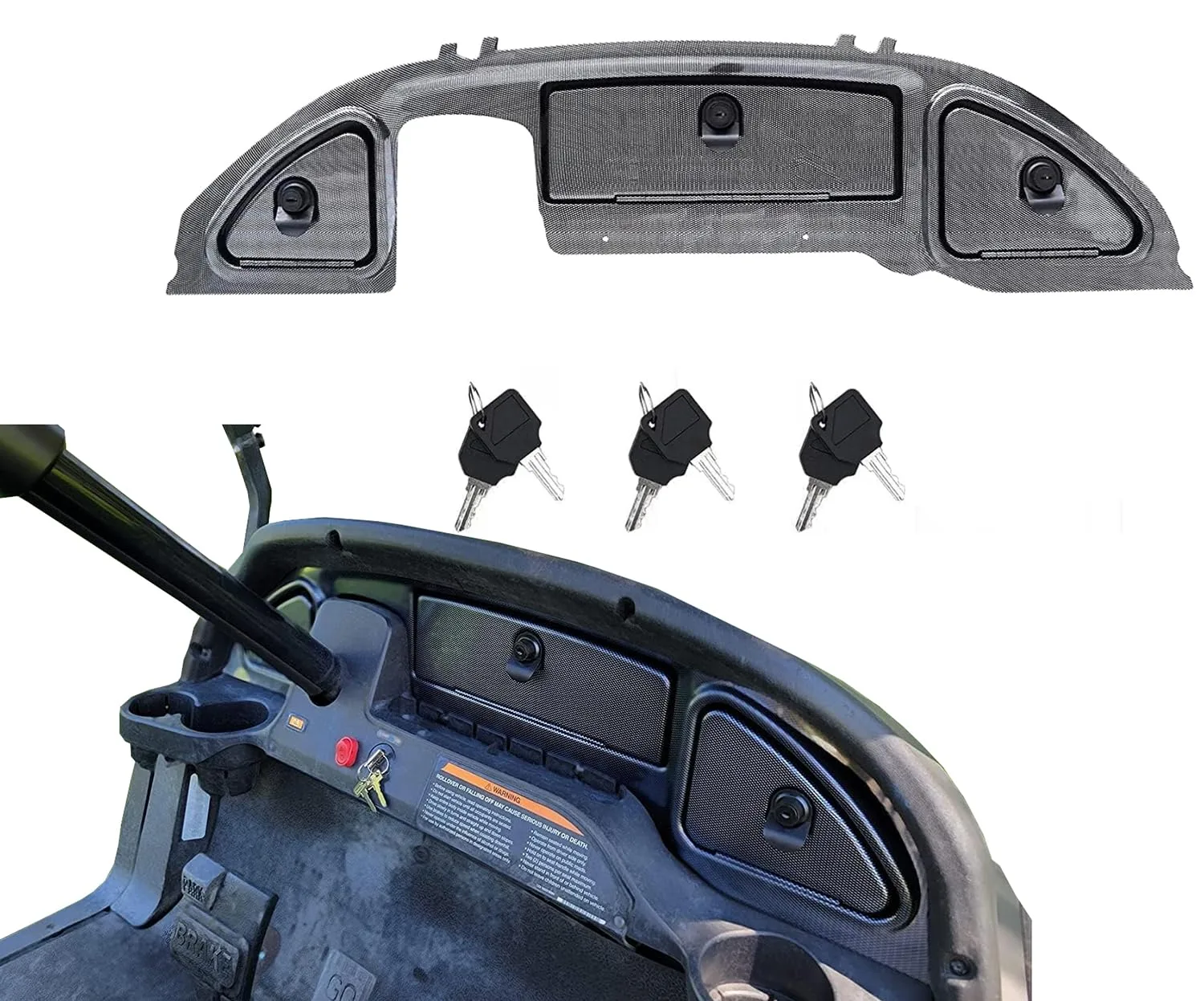 Dr.Acces Carbon Fiber Dashboard for Club Car Precedent image 4