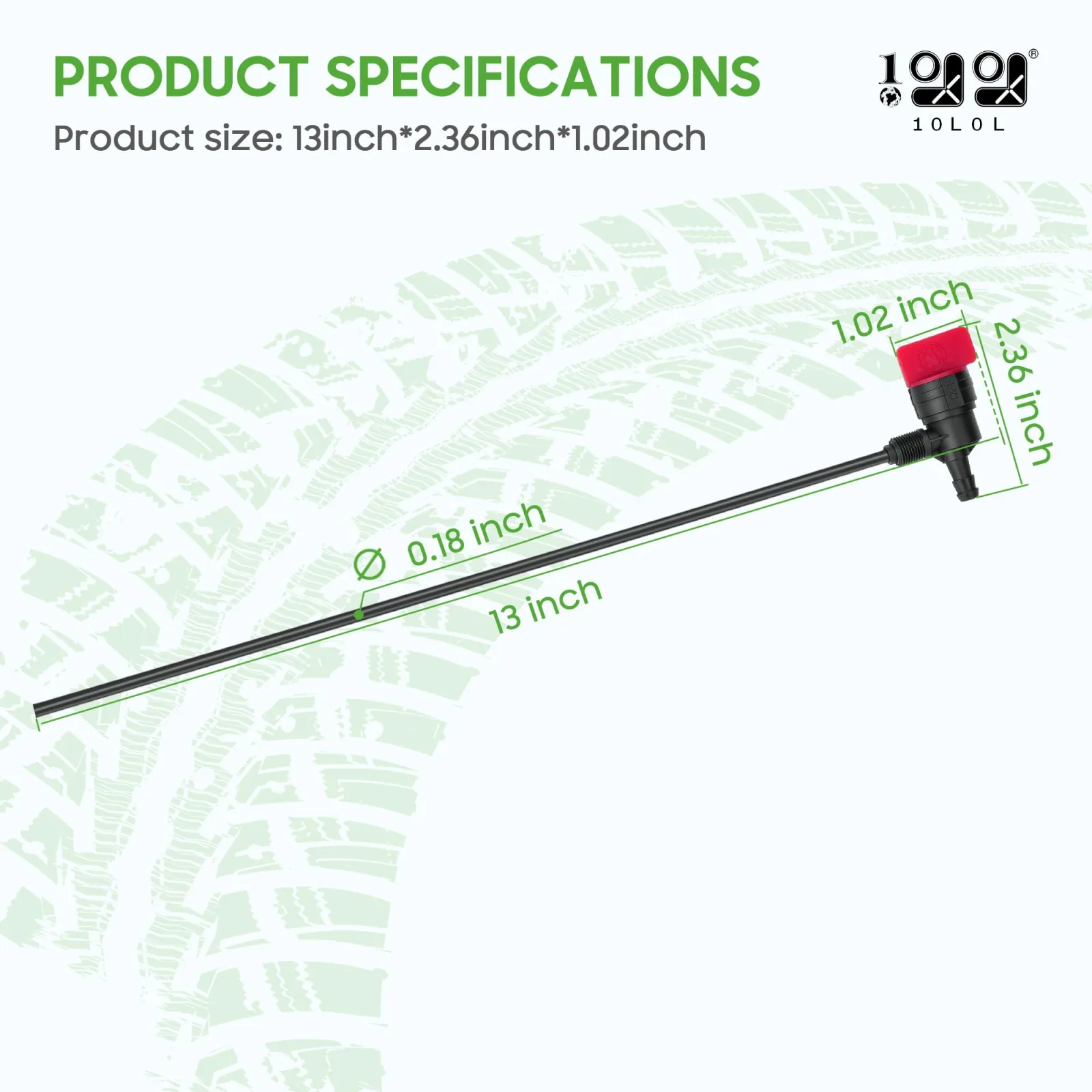 10L0L Fuel Siphon Pickup Tube for Club Car Gas Carts image 4