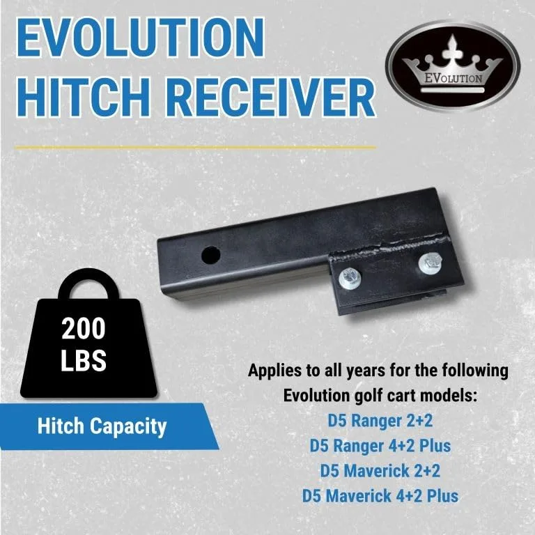Evolution D5 2+2 Rear Receiver Hitch WR-2+2-HITCH image 3