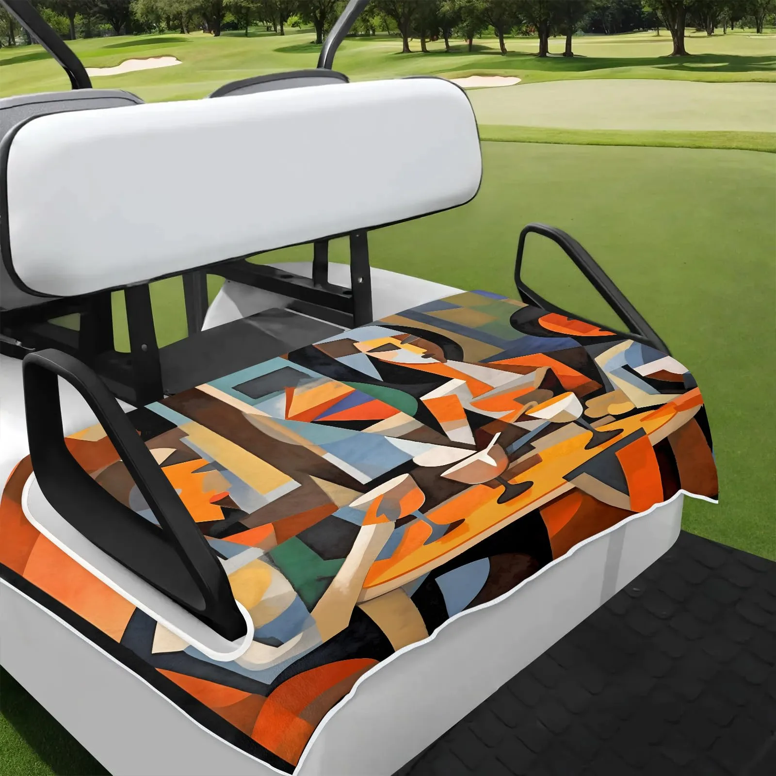 Tiveruda Golf Cart Seat Cover for Double Seats