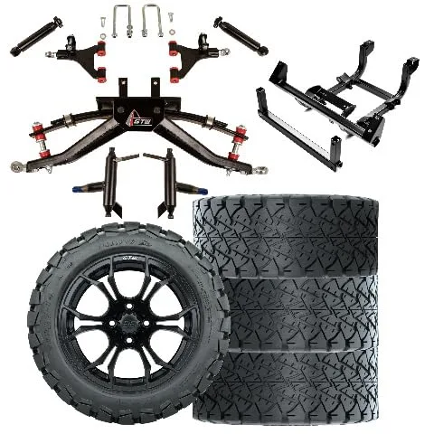 GTW 4-Inch Lift Tire & Wheel Package for Yamaha Drive2