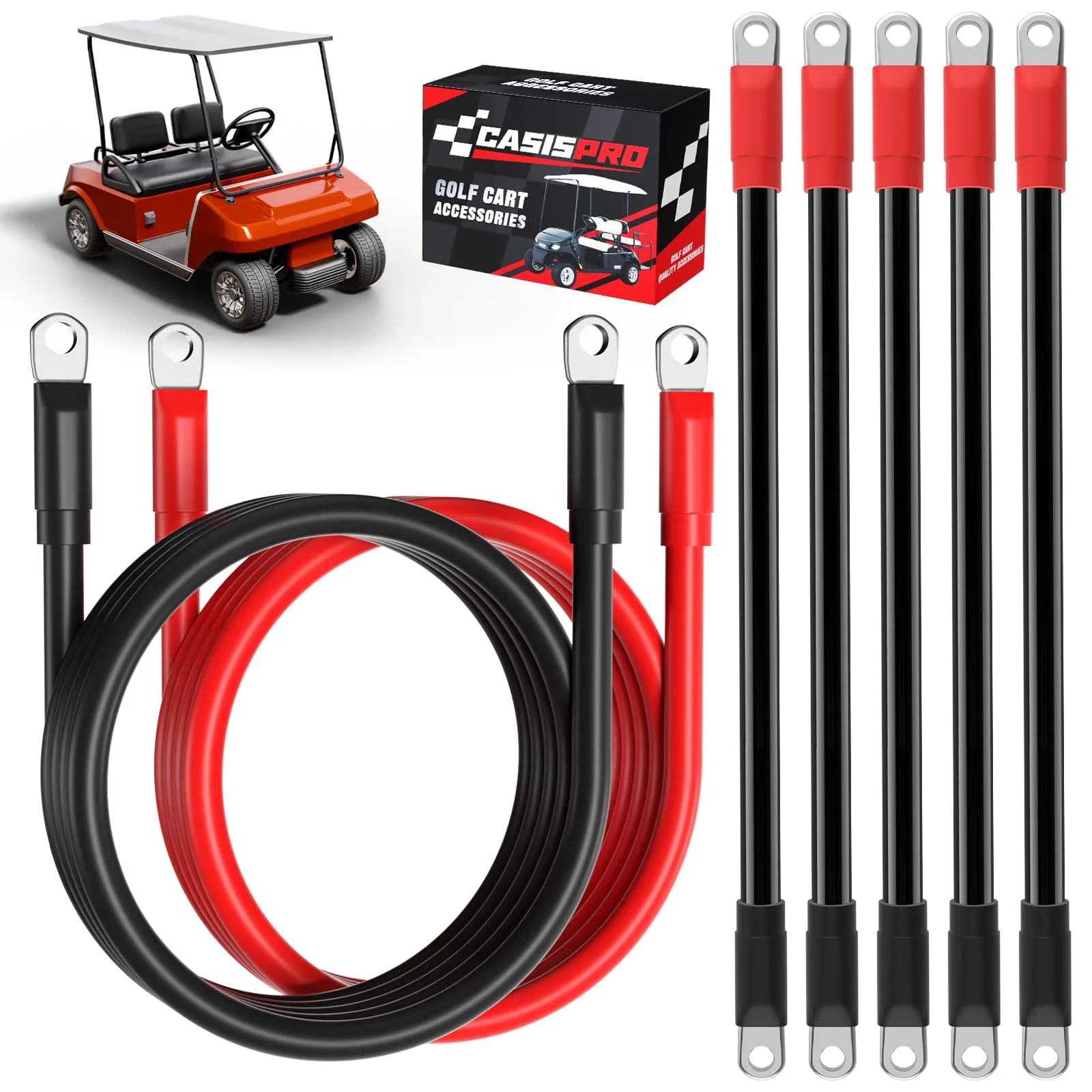 CASISPRO Battery Cables for Club Car DS & Precedent