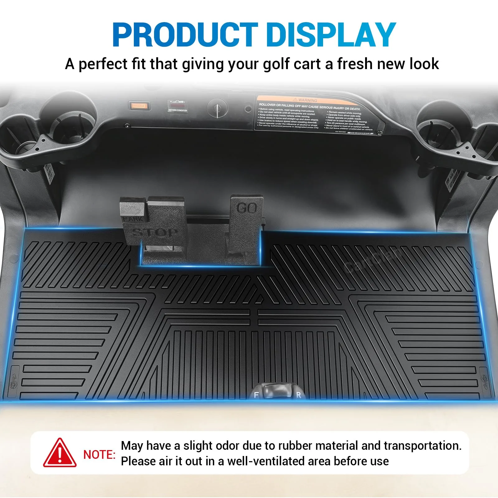 CartClan Floor Mat for Club Car Precedent CT-0029 image 2