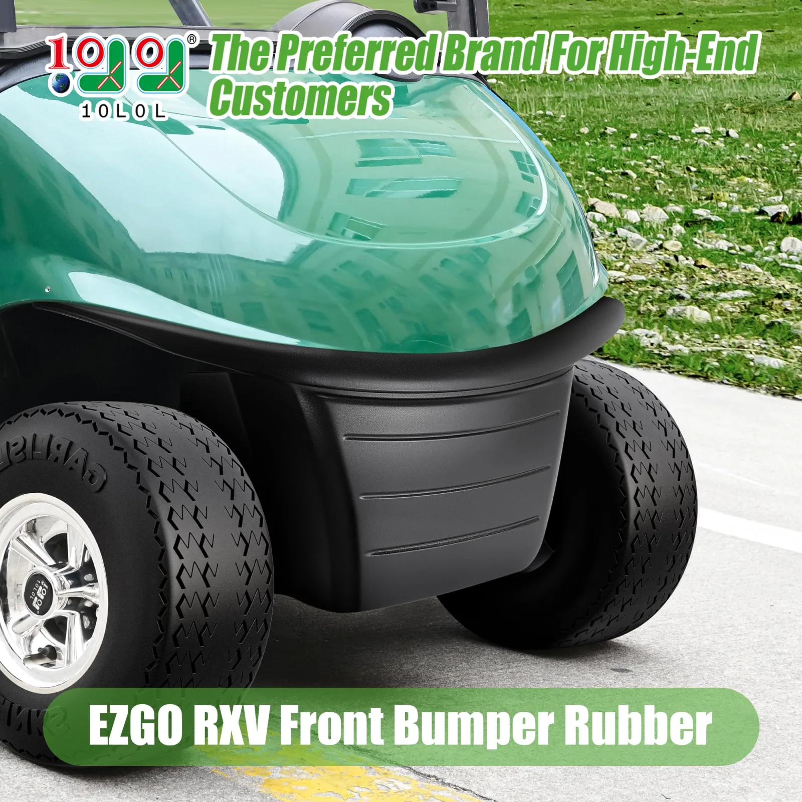 10L0L Front Bumper for E-Z-GO RXV — Part 656325 (2016+) image 2