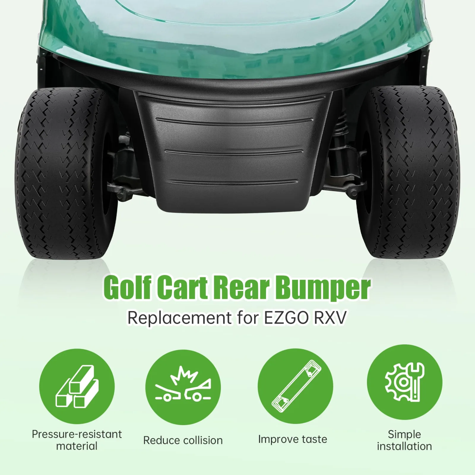 10L0L Front Bumper for E-Z-GO RXV — Part 656325 (2016+) image 3