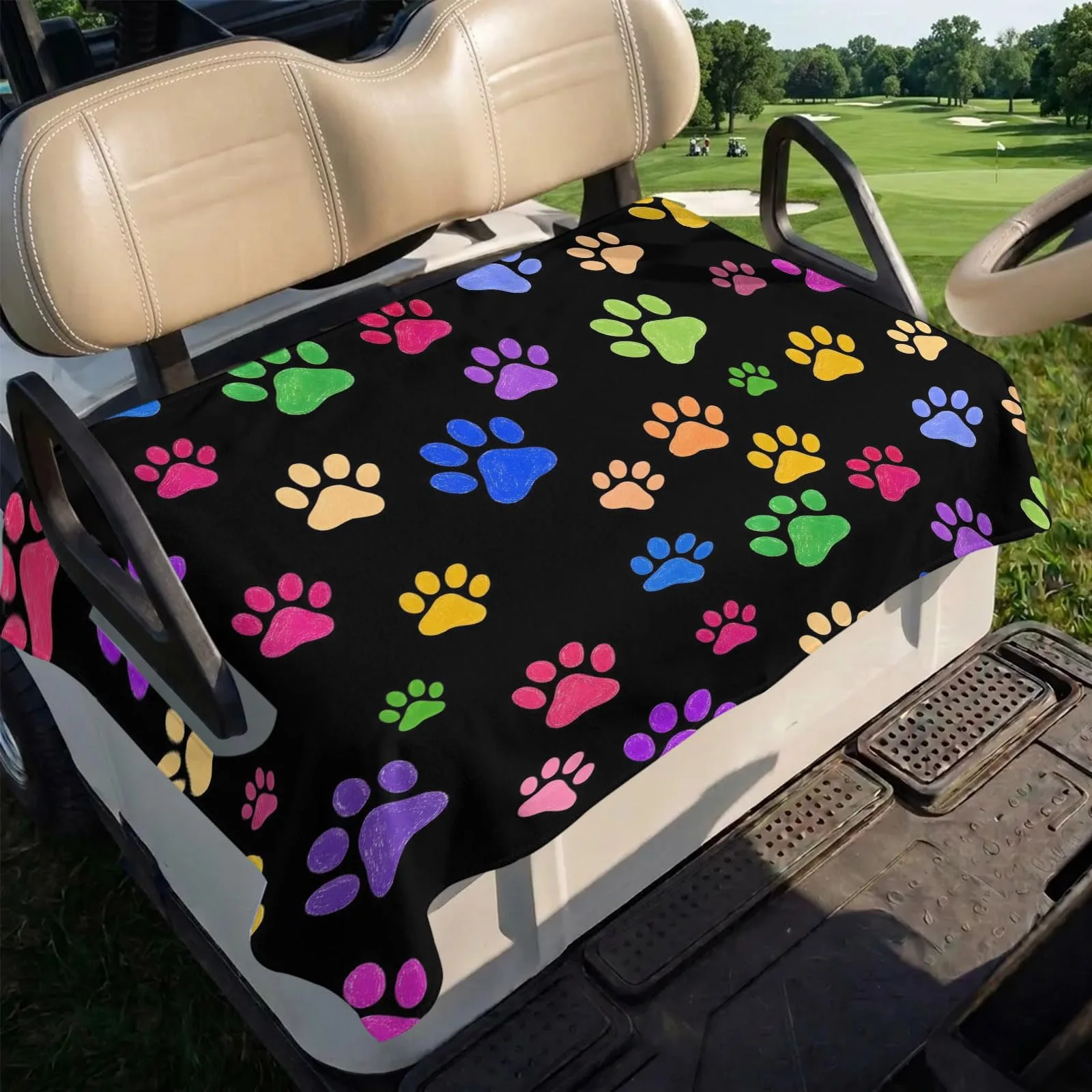 Trosturdspn Golf Cart Seat Towel Blanket 51 x 31 in. image 4