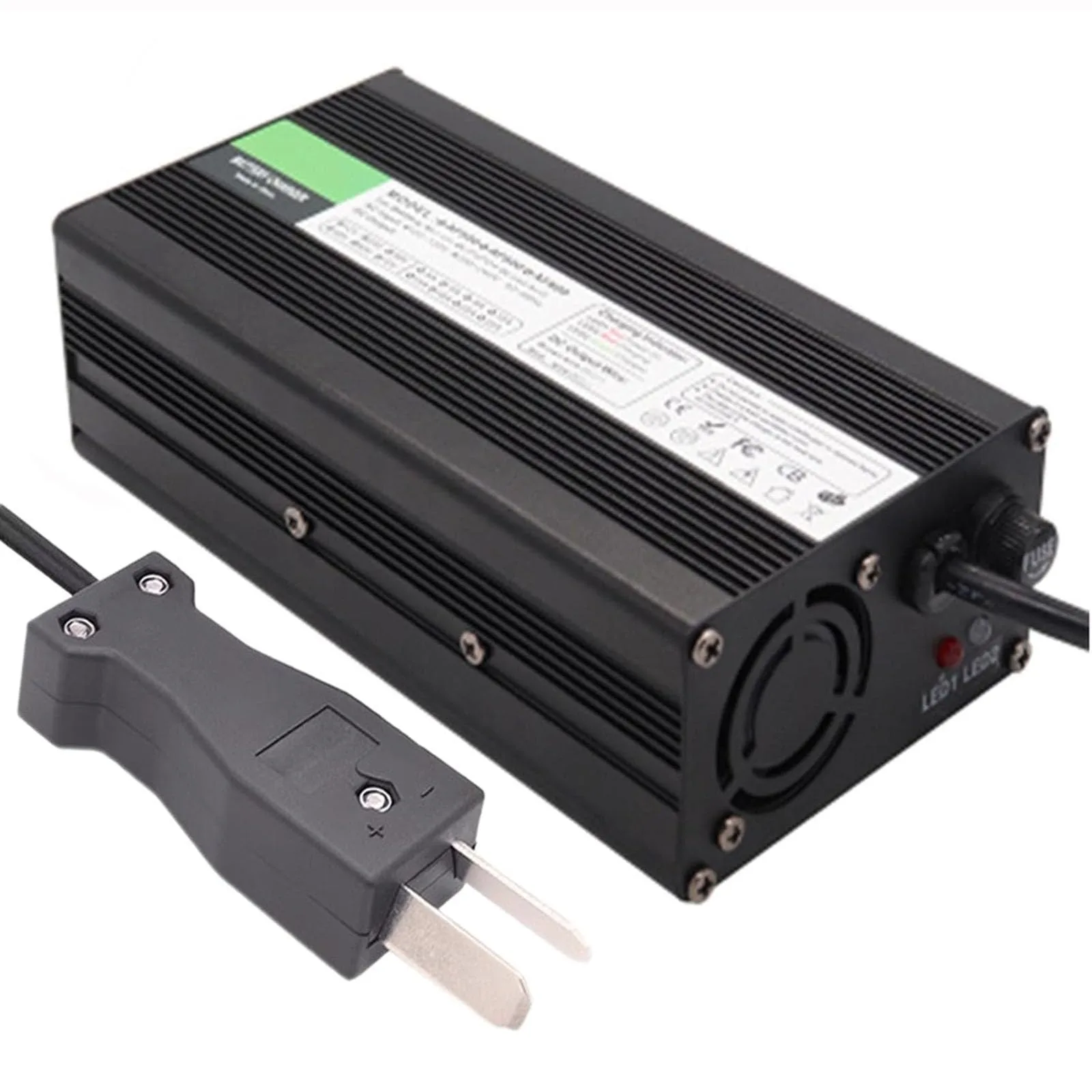 WLEJSL 48V Golf Cart Battery Charger with Crowfoot Plug