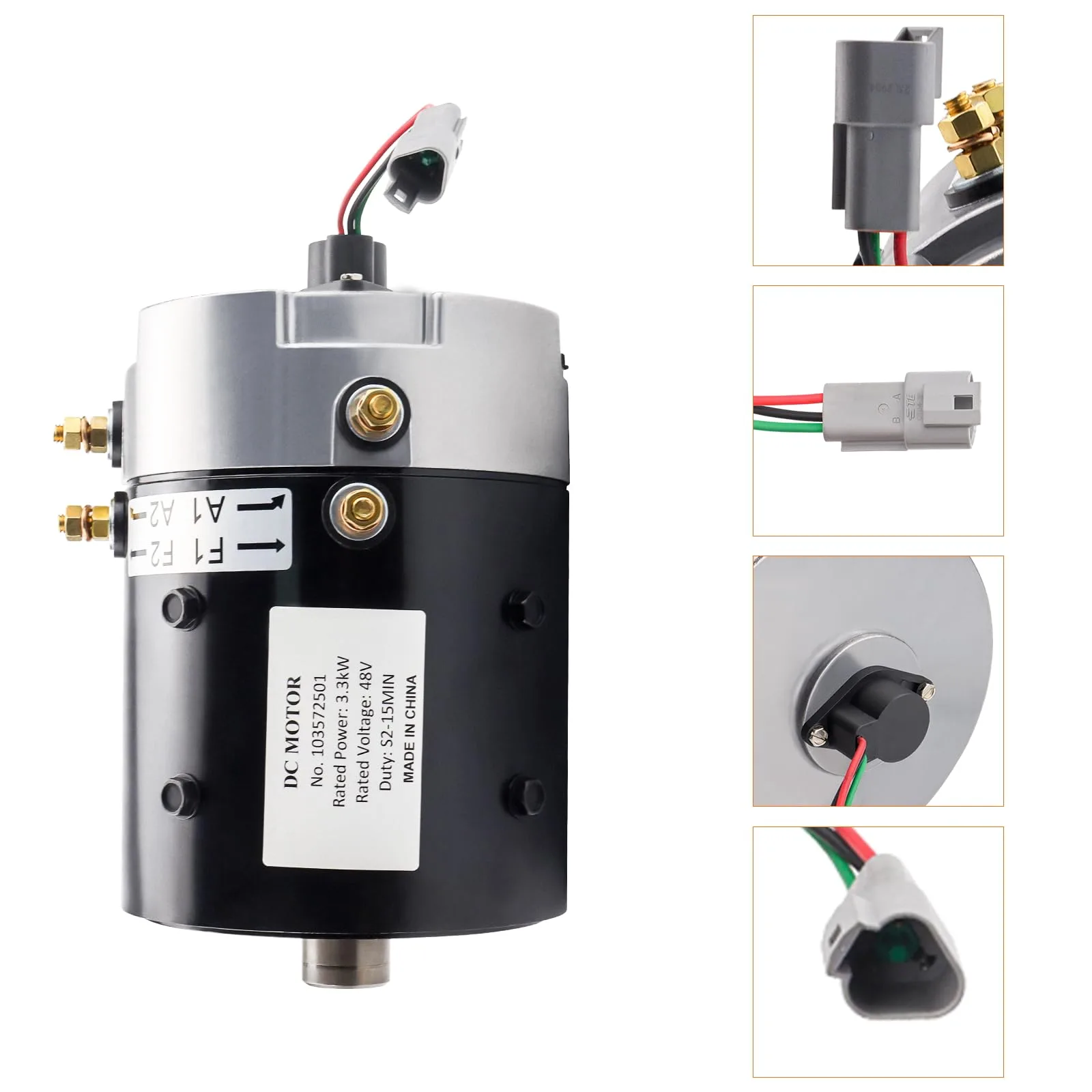 PARTAYOZAS 48V 3.3kW Motor for Club Car Golf Carts image 3