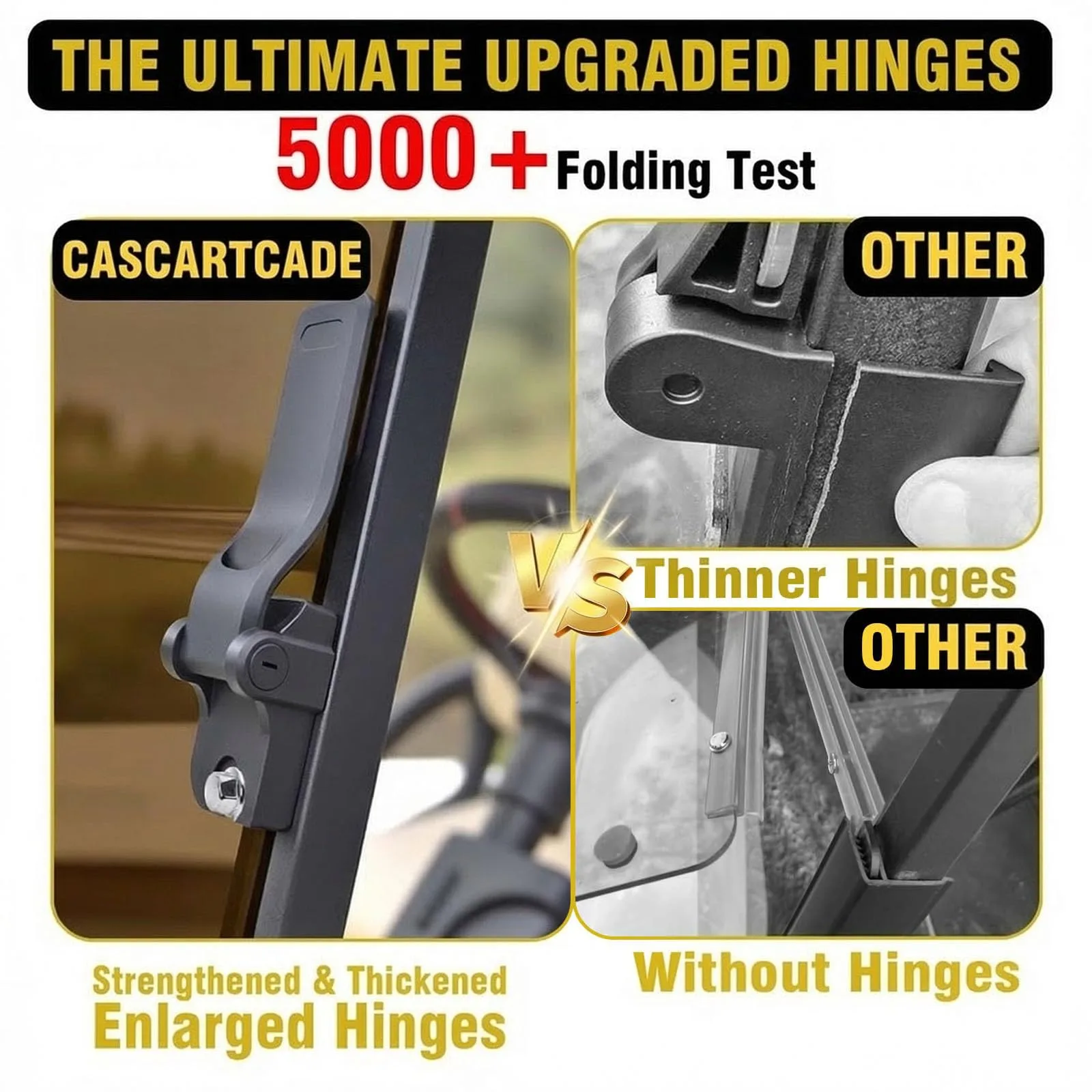 CasCartCade Windshield for E-Z-GO TXT 1994-2013 image 3