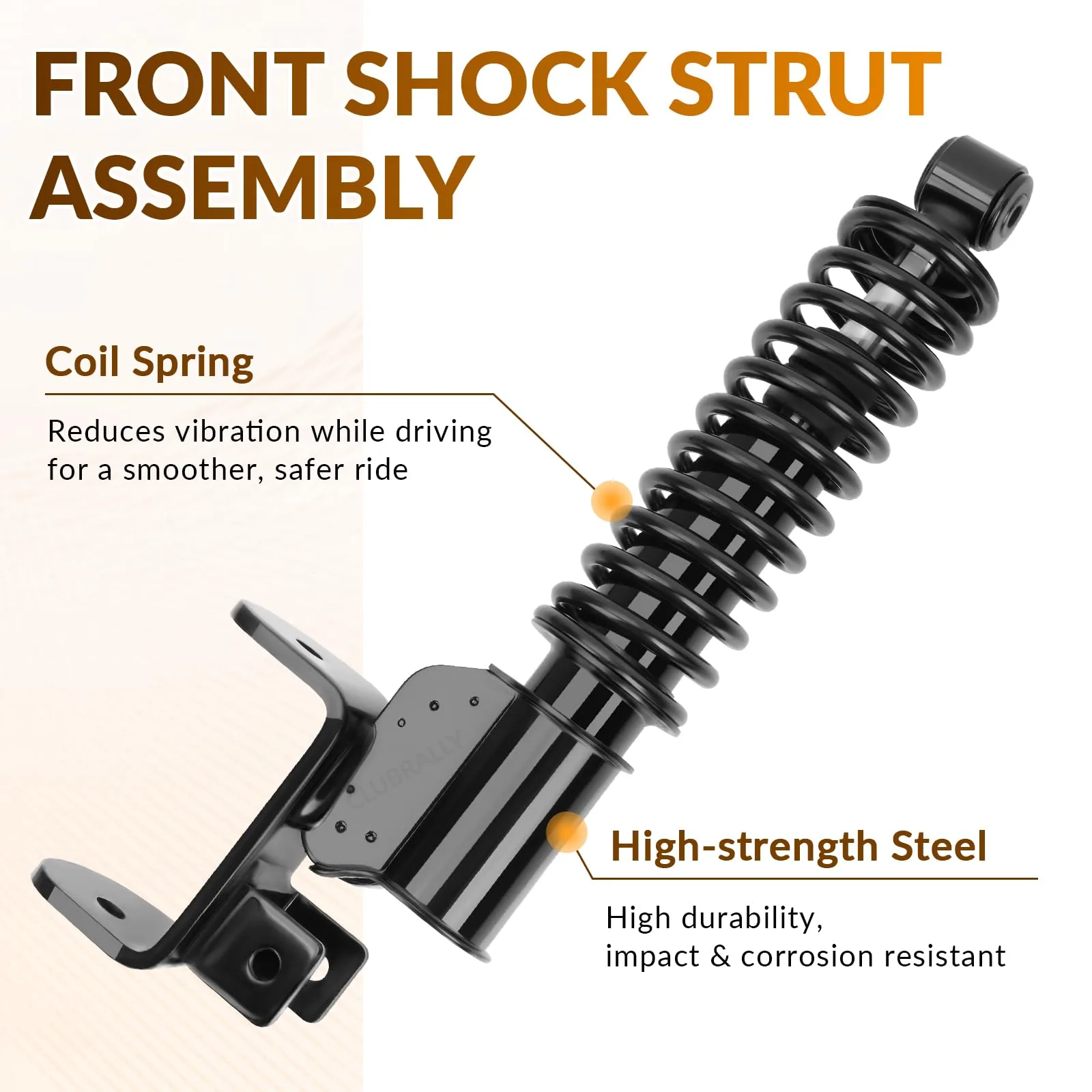 CLUBRALLY Front Shocks for E-Z-GO RXV | Aix-CB-146 image 3