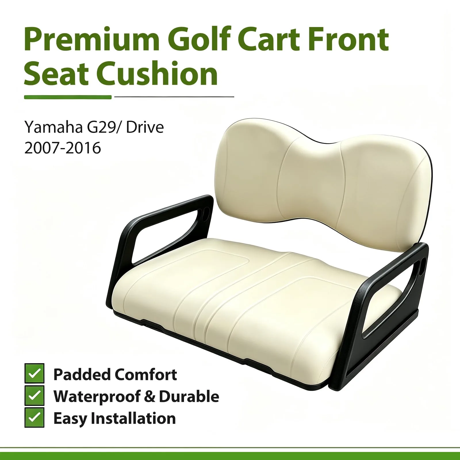 ProCartFit Front Seat Cushion & Backrest for Yamaha G29 Drive (2007–2016) image 4