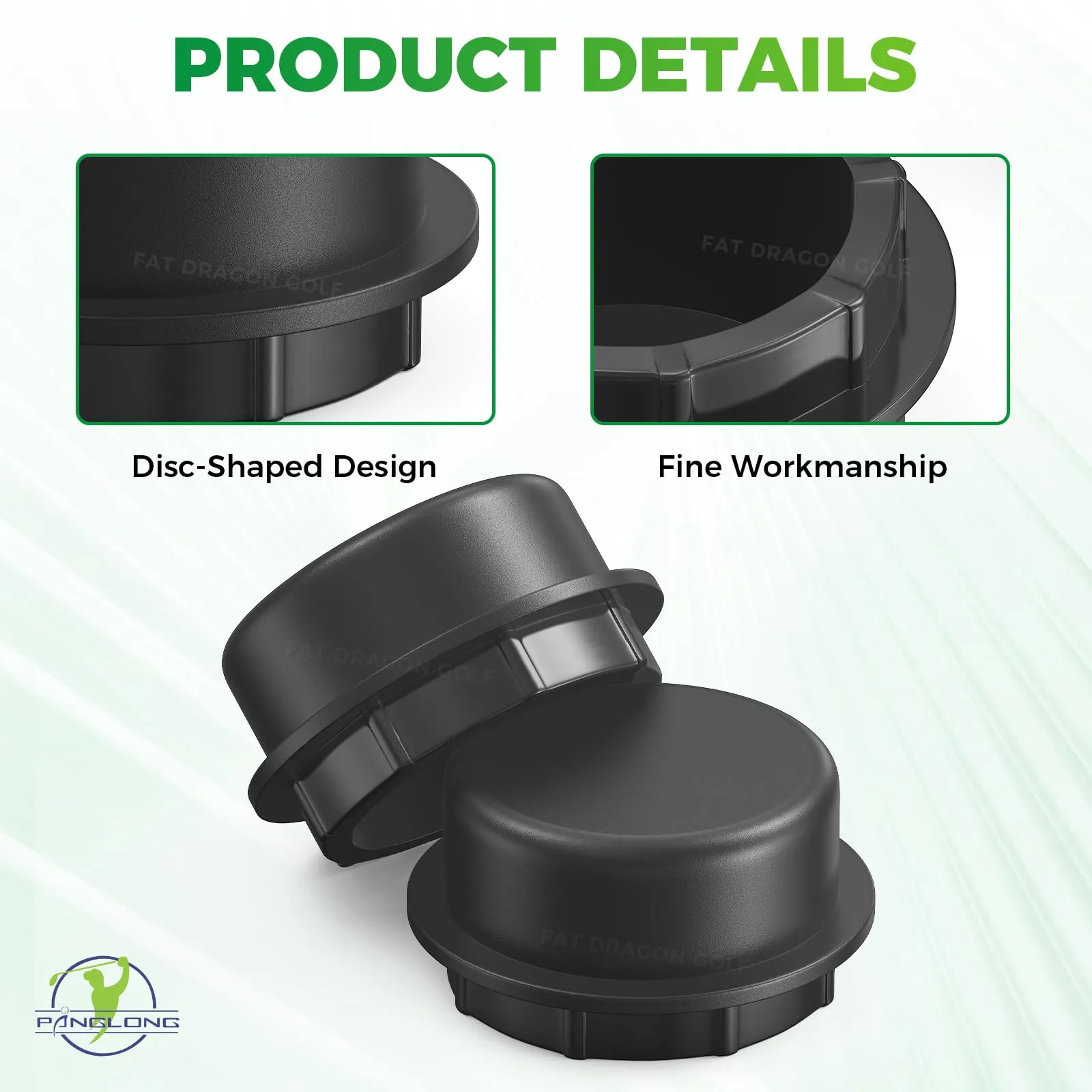 Panglong Club Car Front Hub Dust Cap Cover FDG-118 image 2