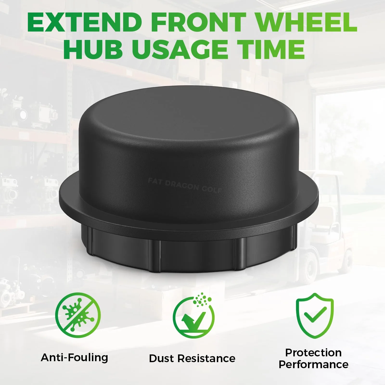 Panglong Club Car Front Hub Dust Cap Cover FDG-118 image 3