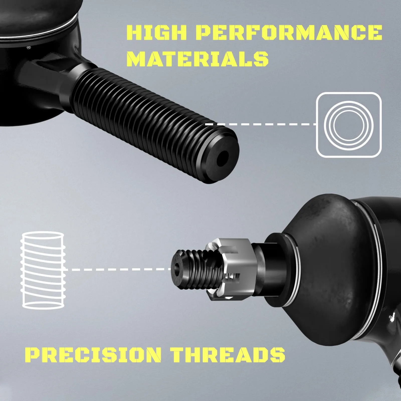 MIDOU AUTO Tie Rod Ends for E-Z-GO TXT Medalist image 2