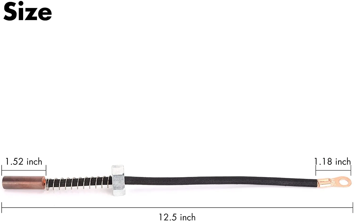 10L0L Speed Control Wiper Contact Brush — 12123-G1 (E-Z-GO 1965–1981) image 3