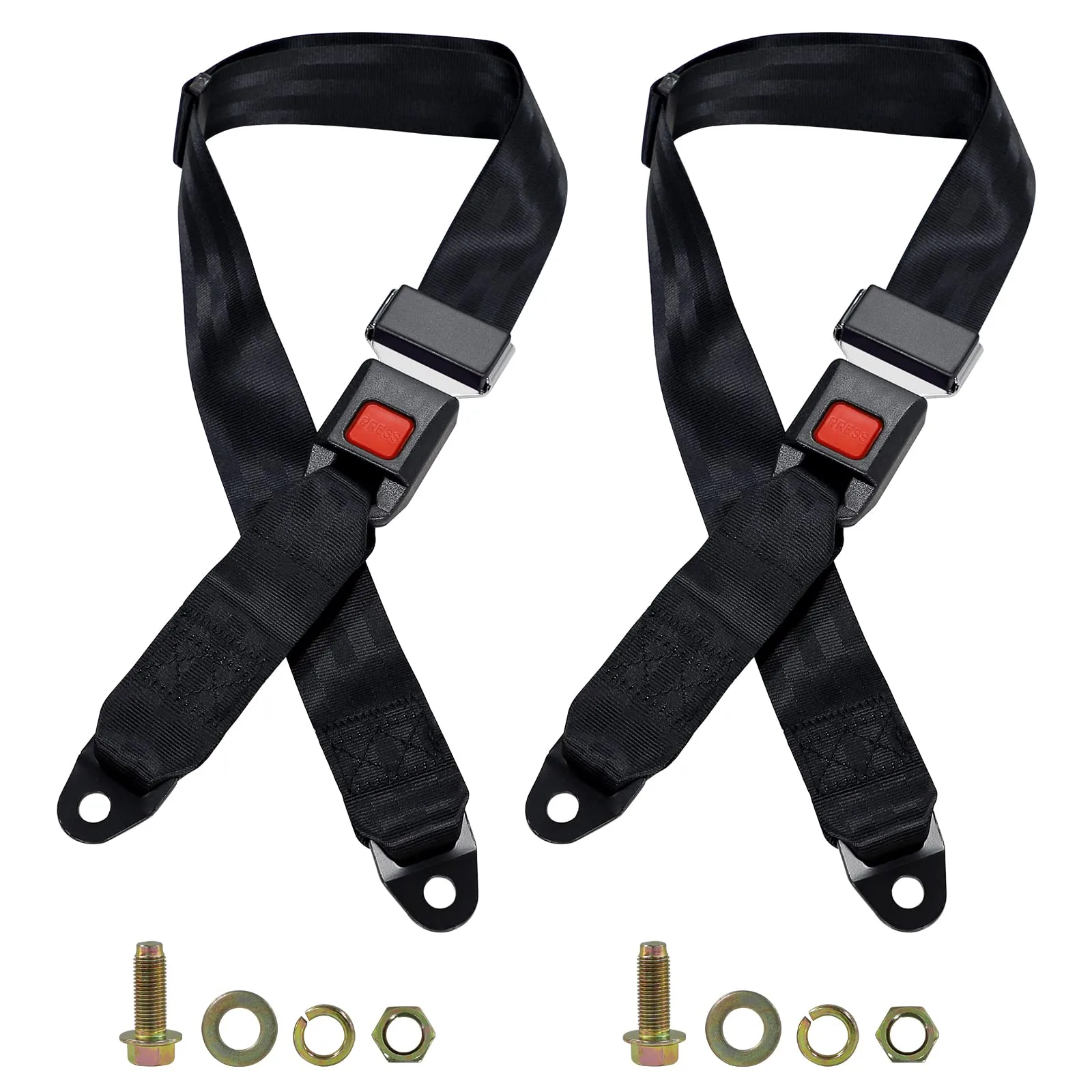 iLSKW LBS-02 Golf Cart Lap Strap Belt Set image 3