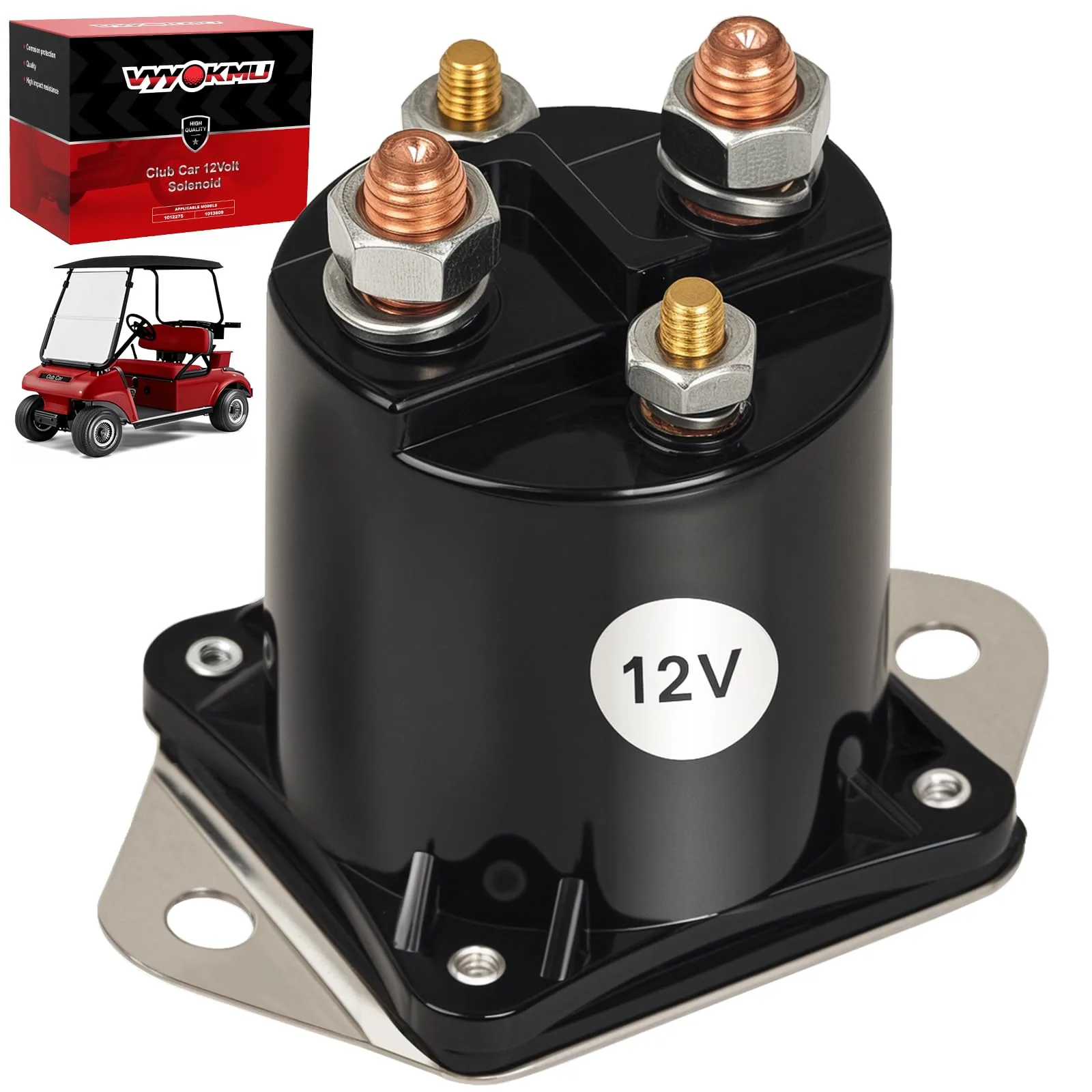 VYYOKMU 12V Solenoid for Club Car DS & Precedent Gas Carts