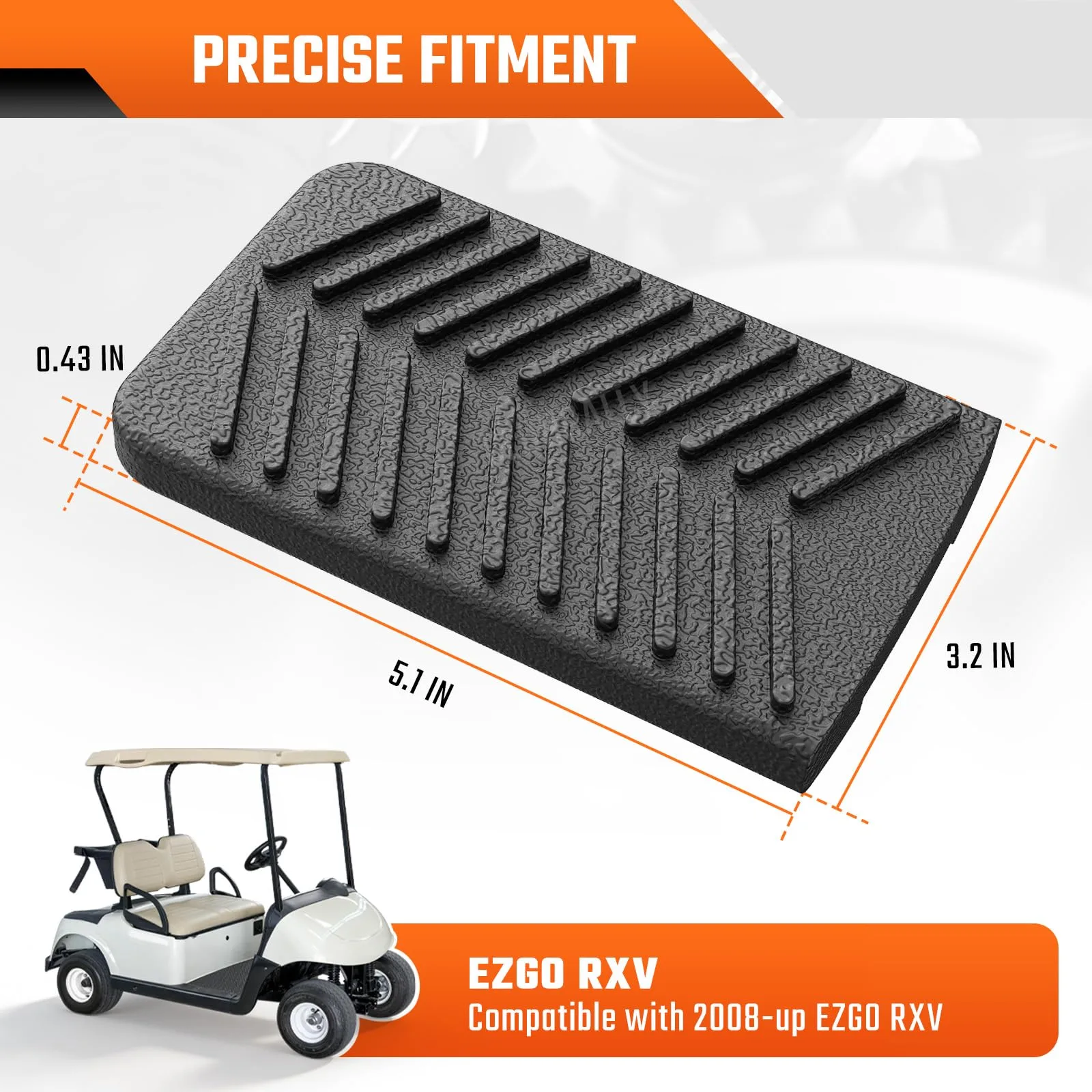 CLUBRALLY Accelerator Pedal Cover for E-Z-GO RXV image 2