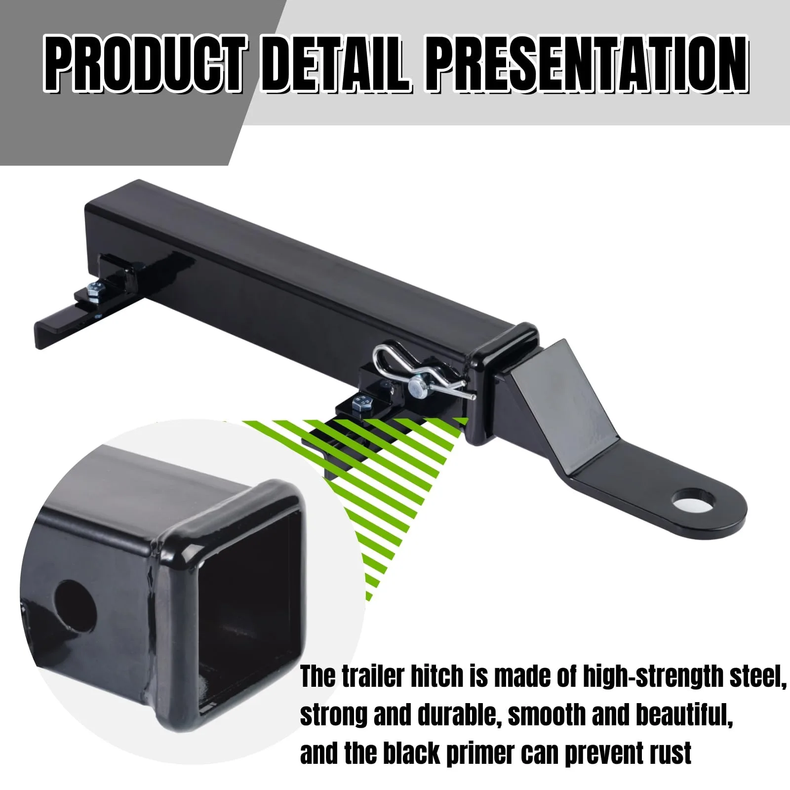 GFHUREB GE0005 Golf Cart Trailer Hitch Kit image 4