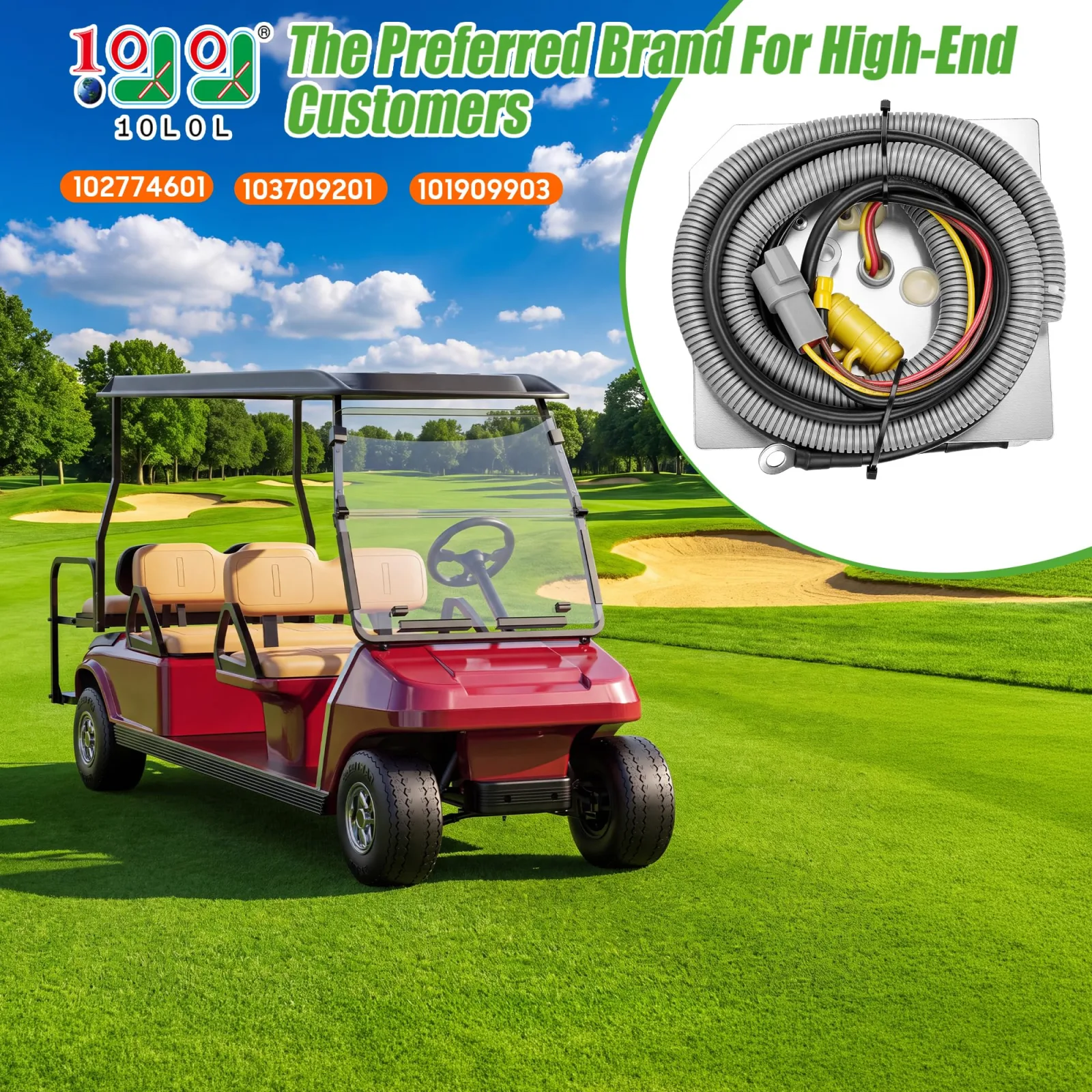 10L0L 48V OBC for 2009+ Club Car DS 6-Pin image 2