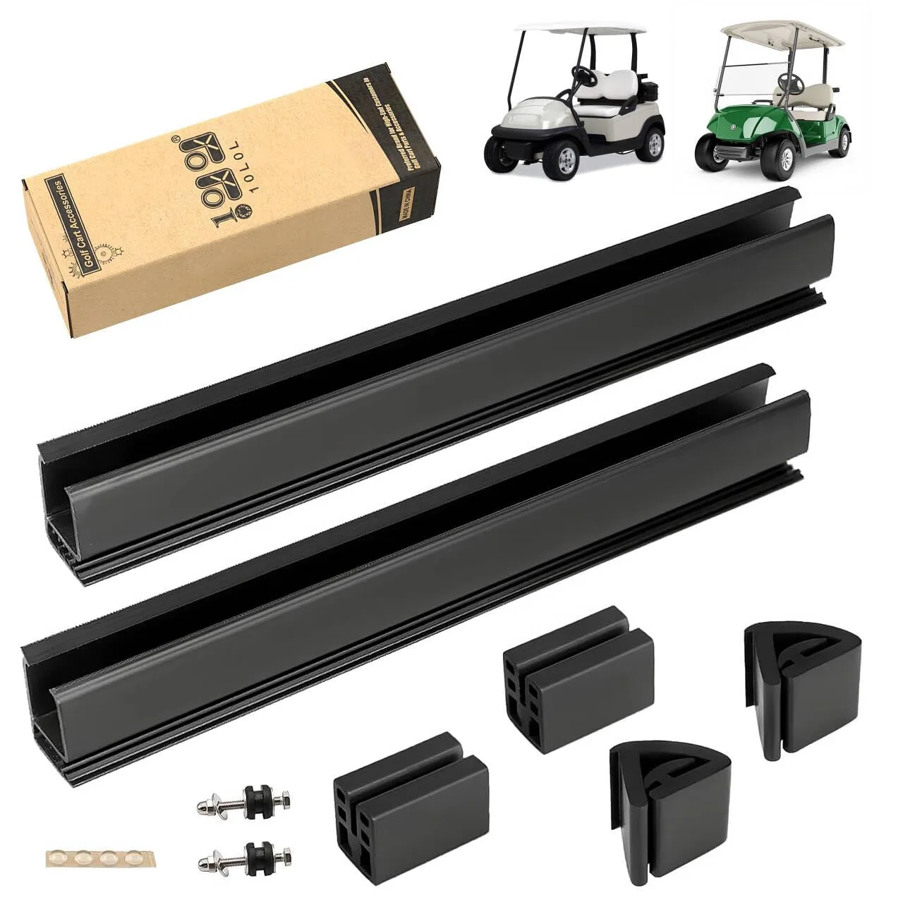 10L0L Windshield Clip Kit for Club Car Precedent & Yamaha G29